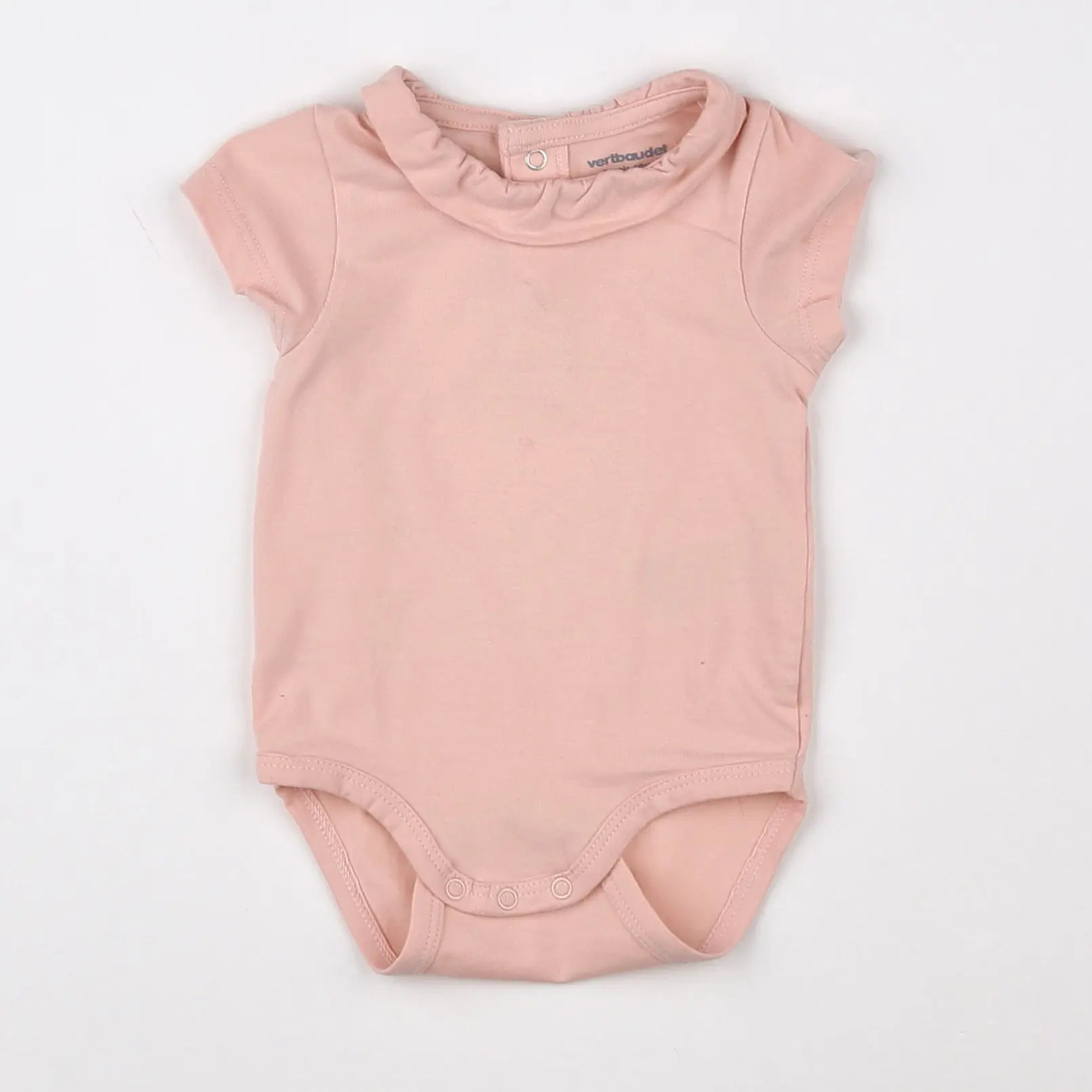 Vertbaudet - body vetement rose - 3 mois