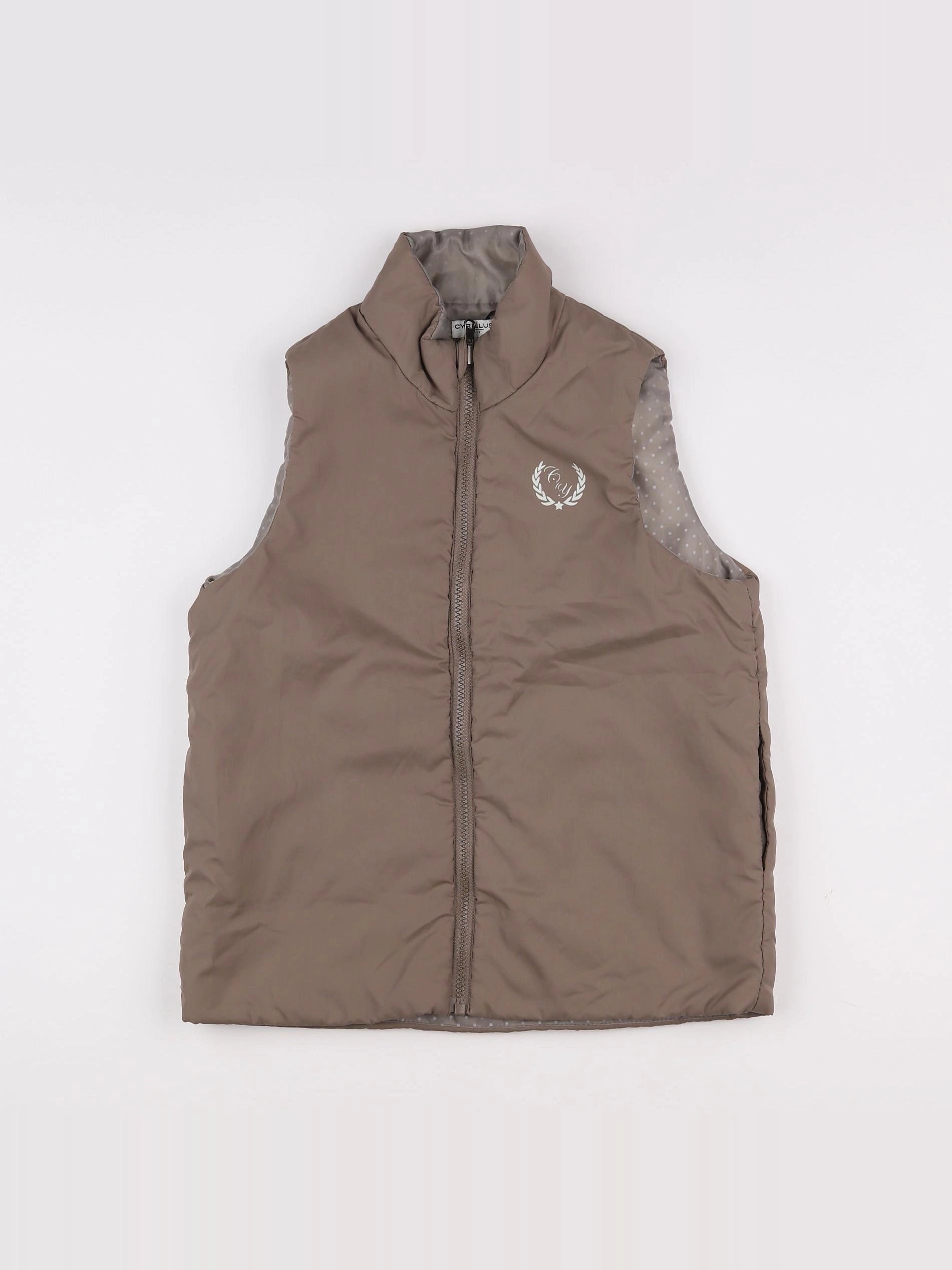 Cyrillus - doudoune marron - 12 ans