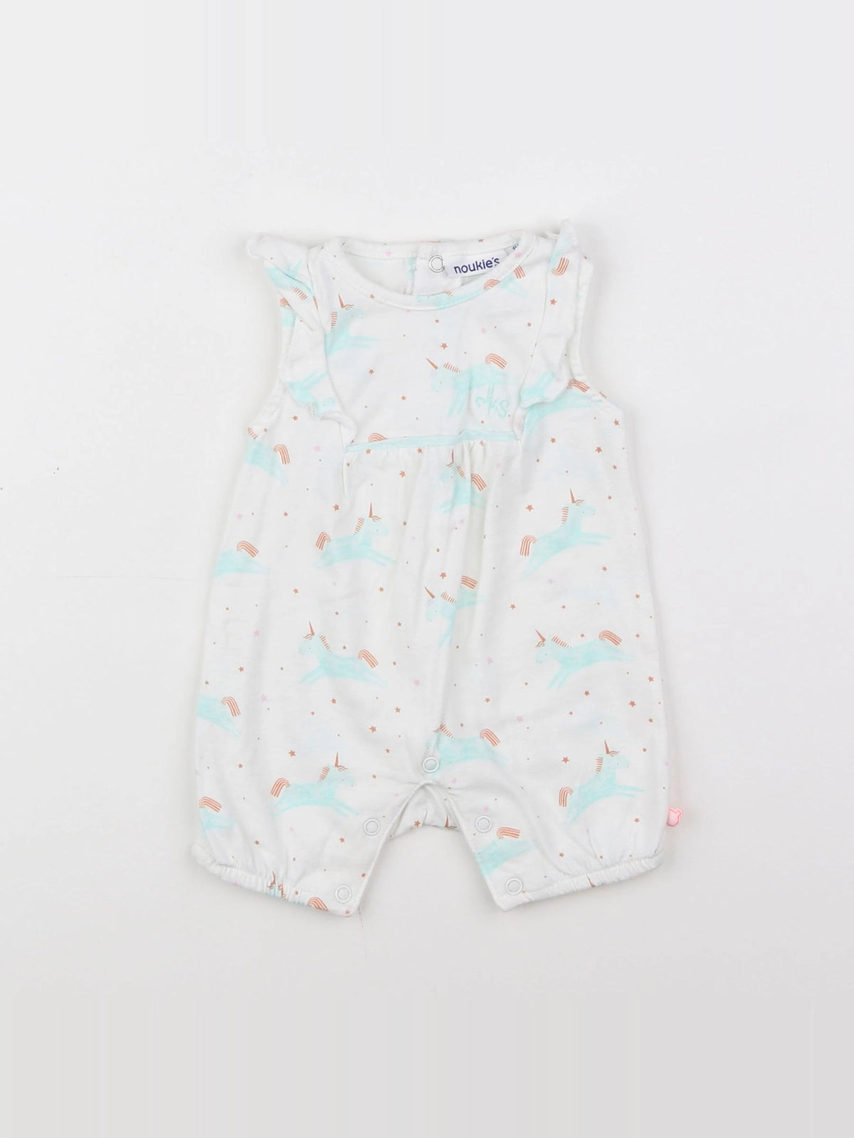 Noukie's - combinaison blanc - 1 mois