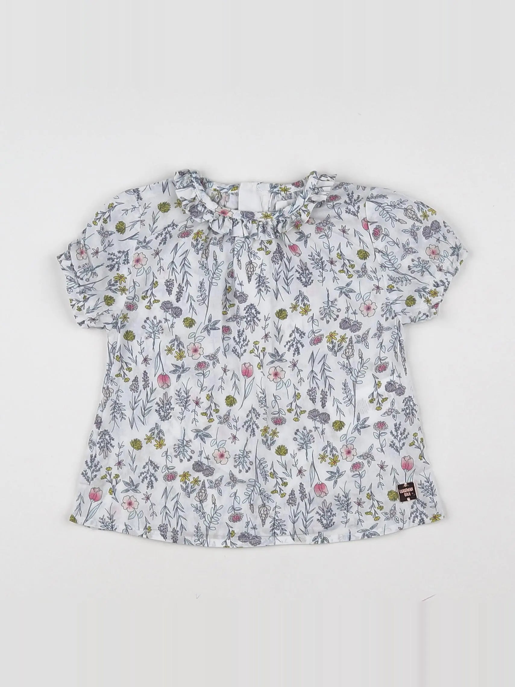 Carrément Beau - blouse multicolore - 6 mois