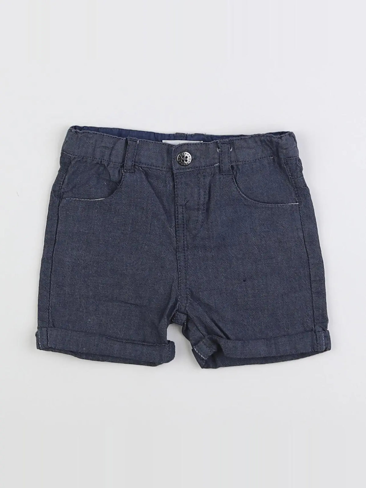 La Redoute - short bleu - 9 mois