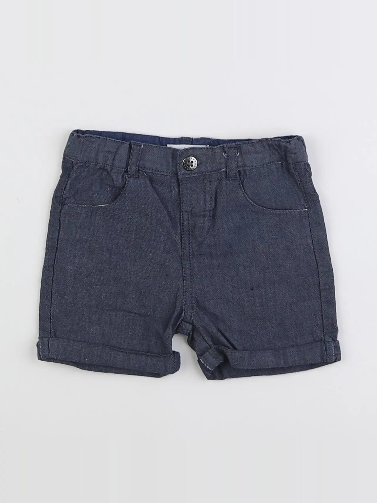 La Redoute - short bleu - 9 mois