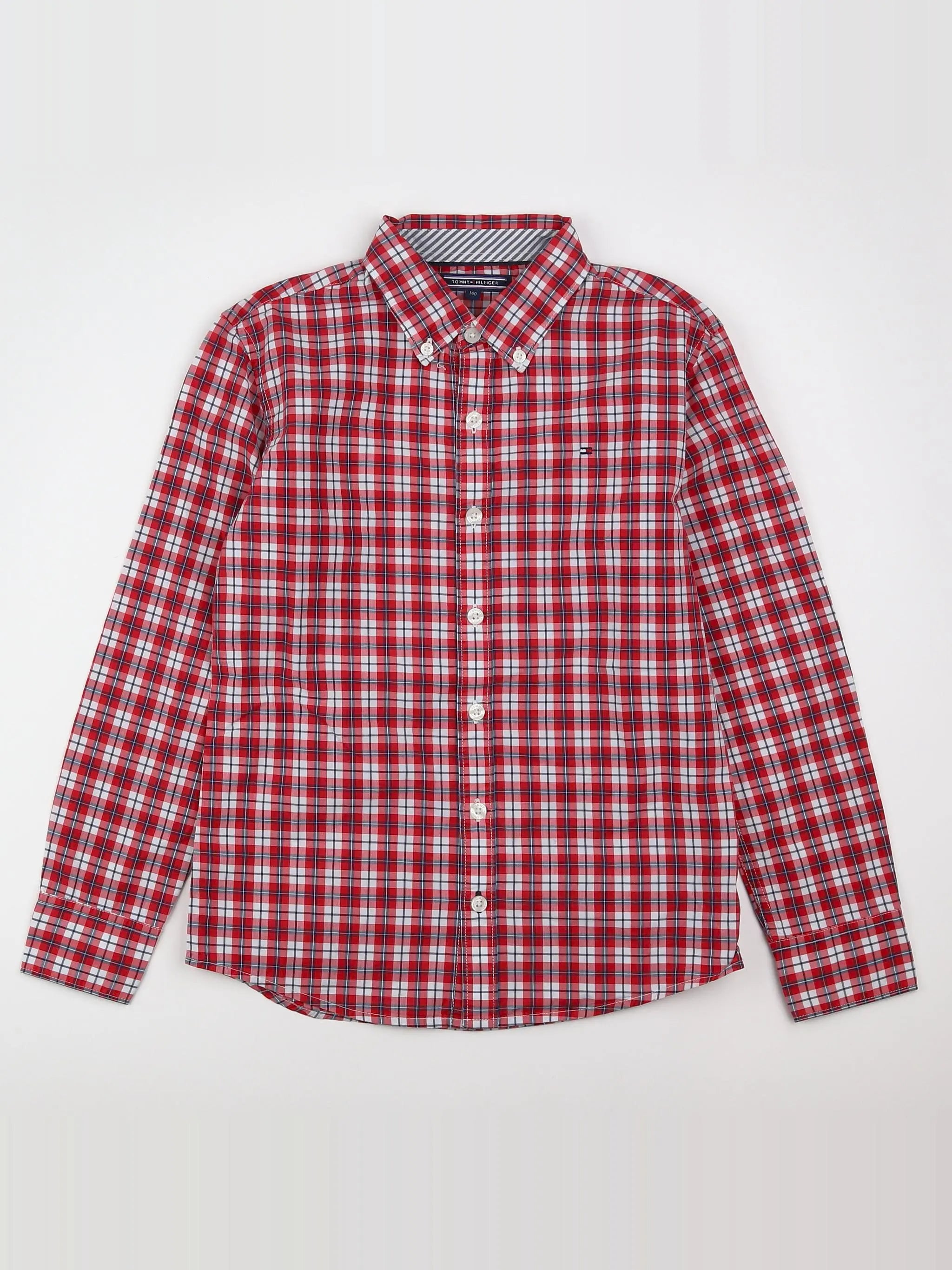 Tommy Hilfiger - chemise rouge - 10 ans