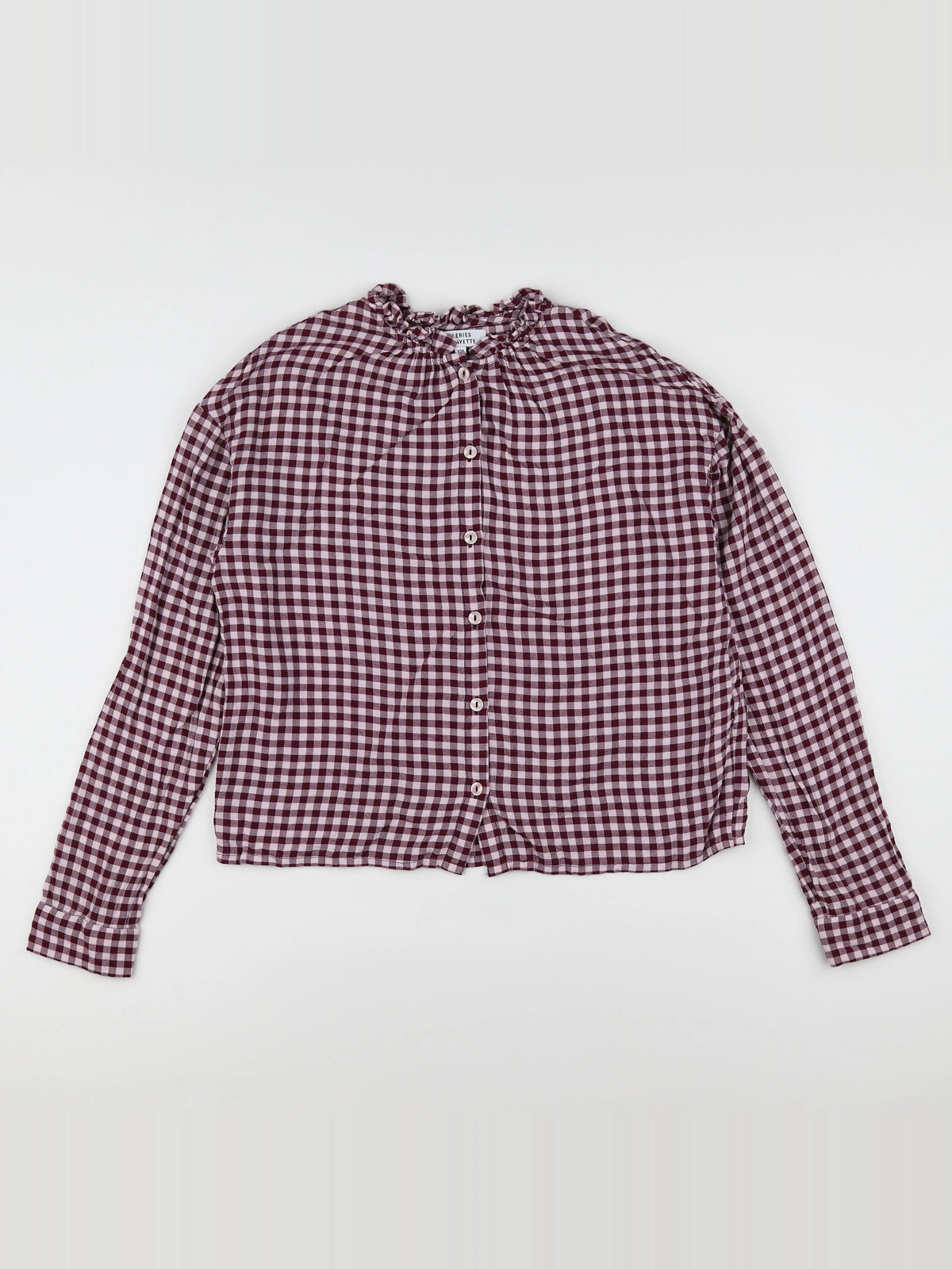 Galeries Lafayette - blouse blanc, rouge - 12 ans