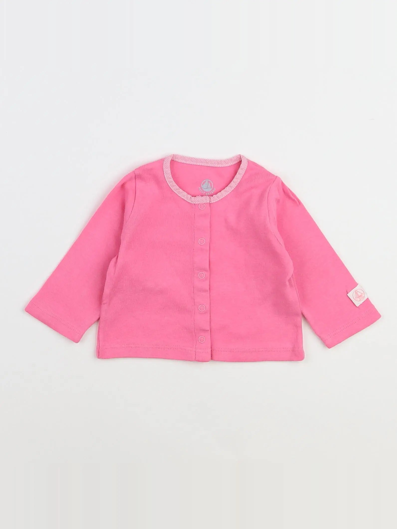 Petit Bateau - tee-shirt rose - 3 mois