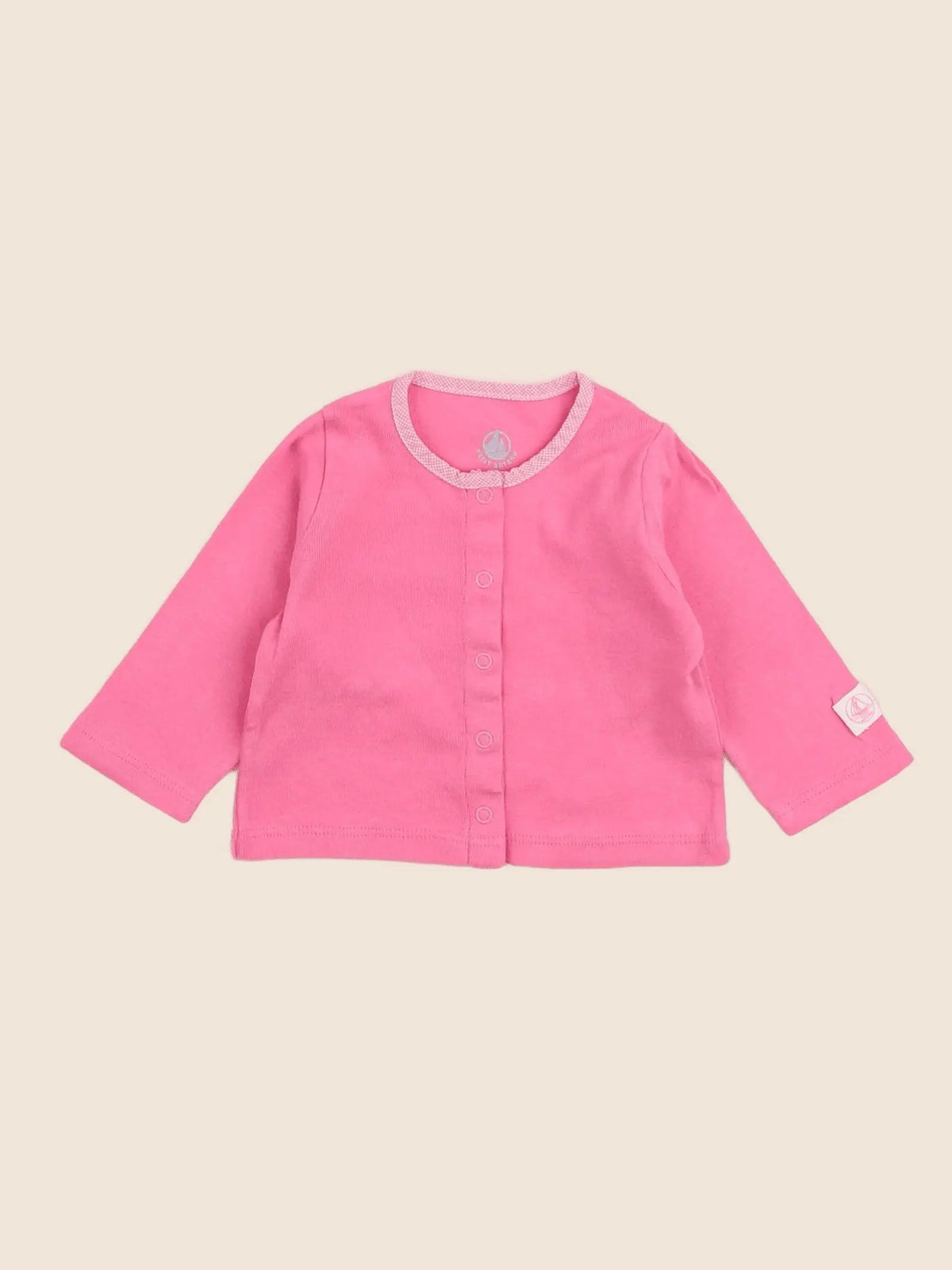 Petit Bateau - tee-shirt rose - 3 mois