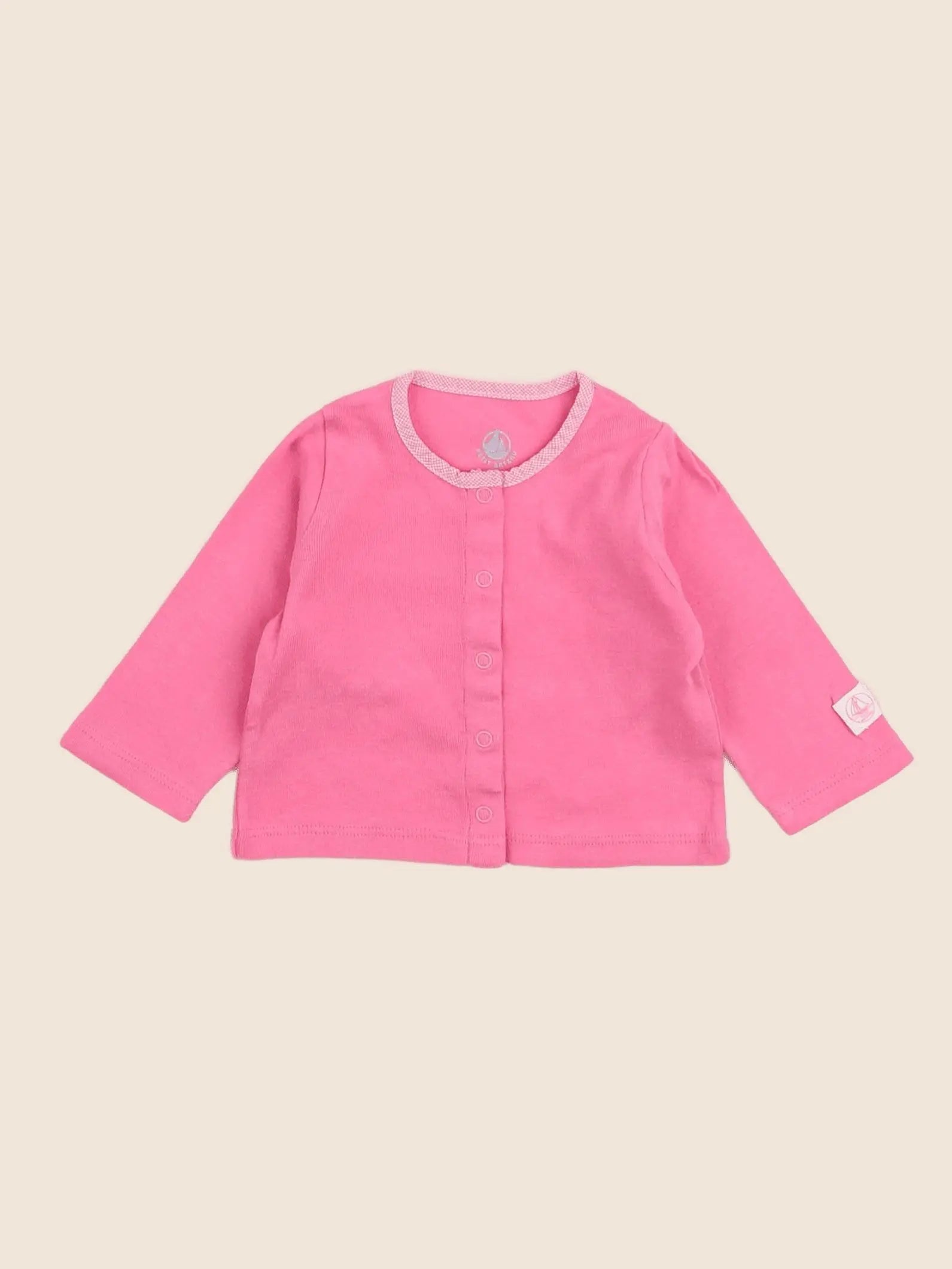 Petit Bateau - tee-shirt rose - 3 mois
