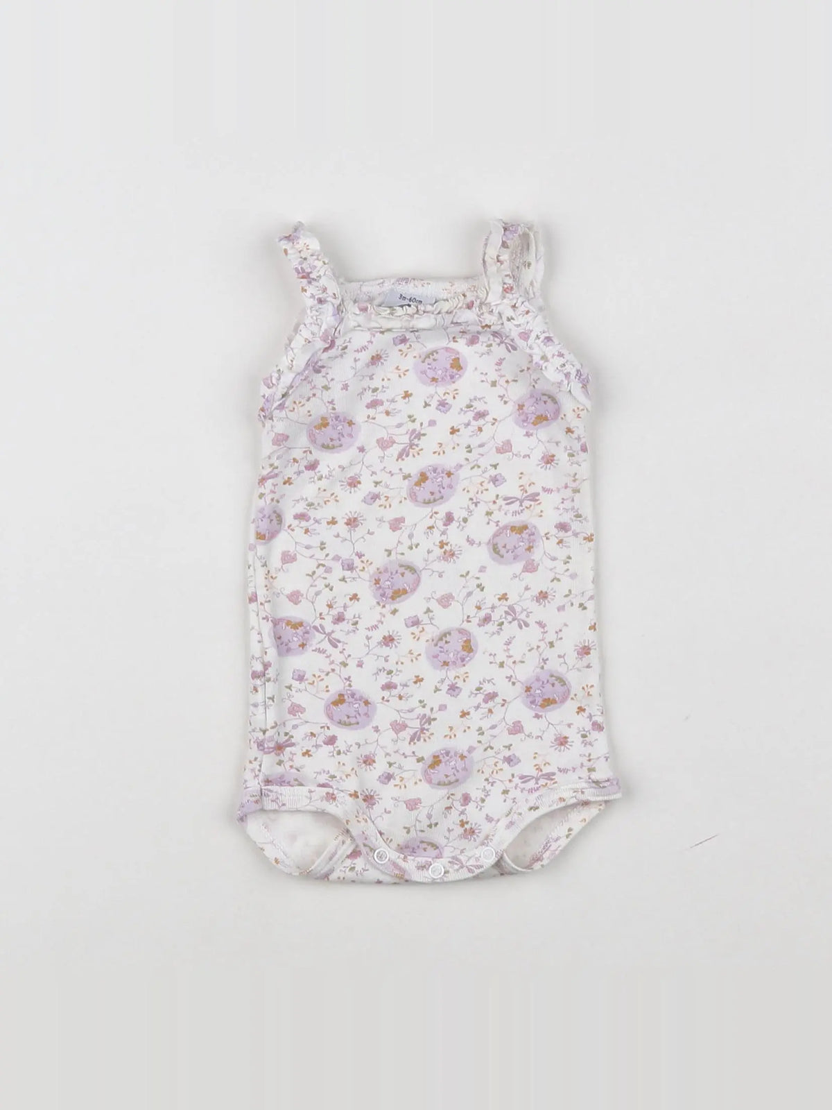 Petit Bateau - body multicolore - 3 mois