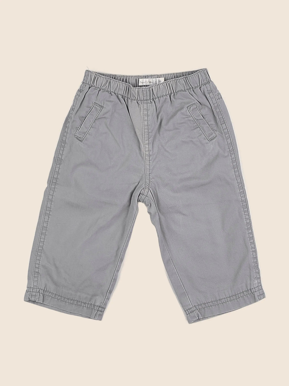Boutchou - pantalon gris - 9 mois