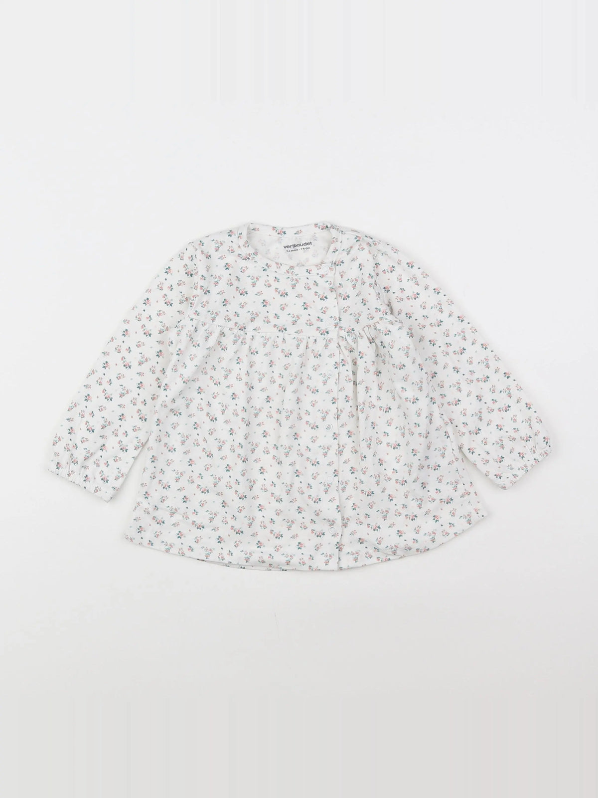 Vertbaudet - robe blanc - 12 mois