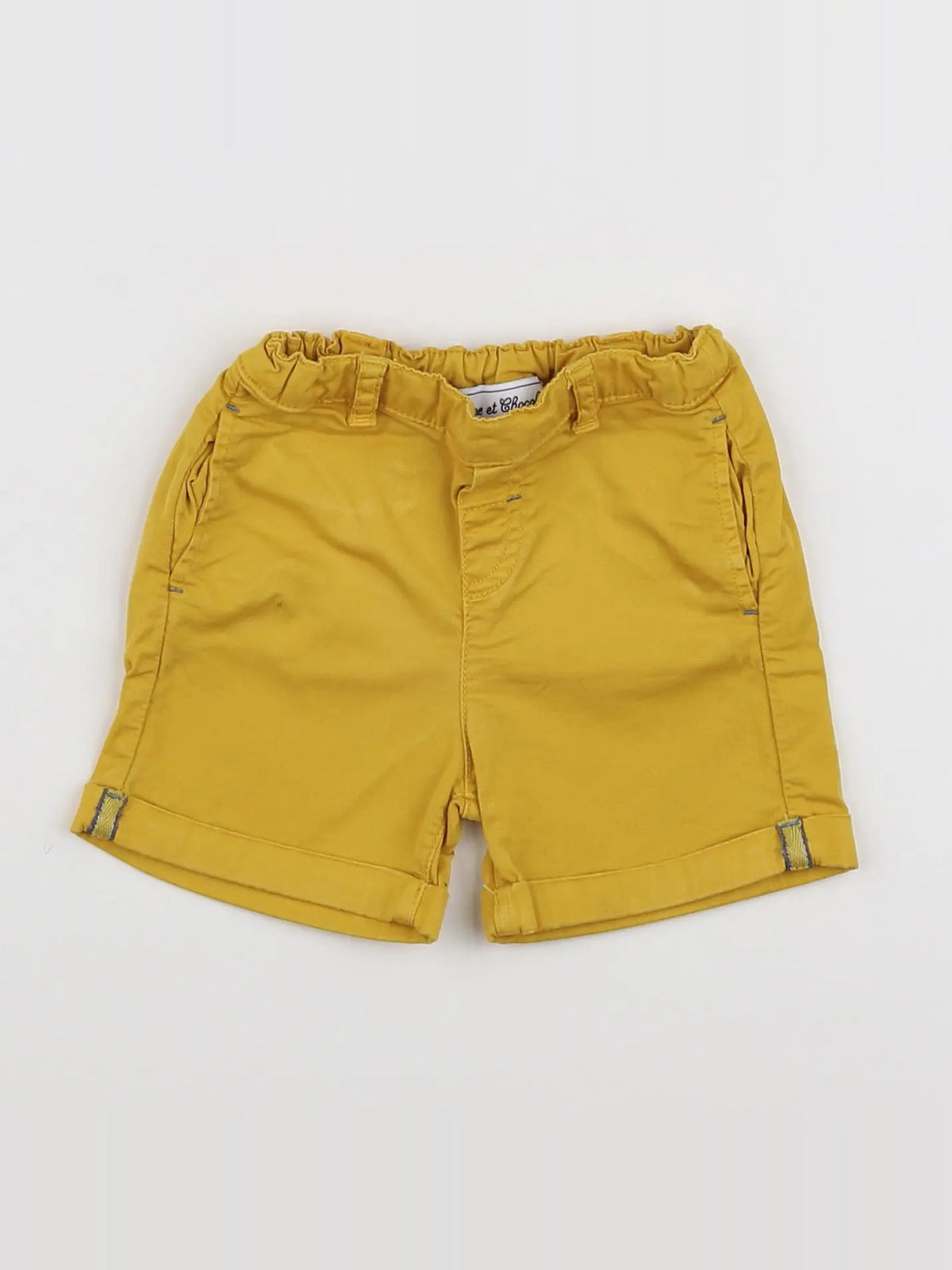 Tartine & Chocolat - short jaune - 12 mois