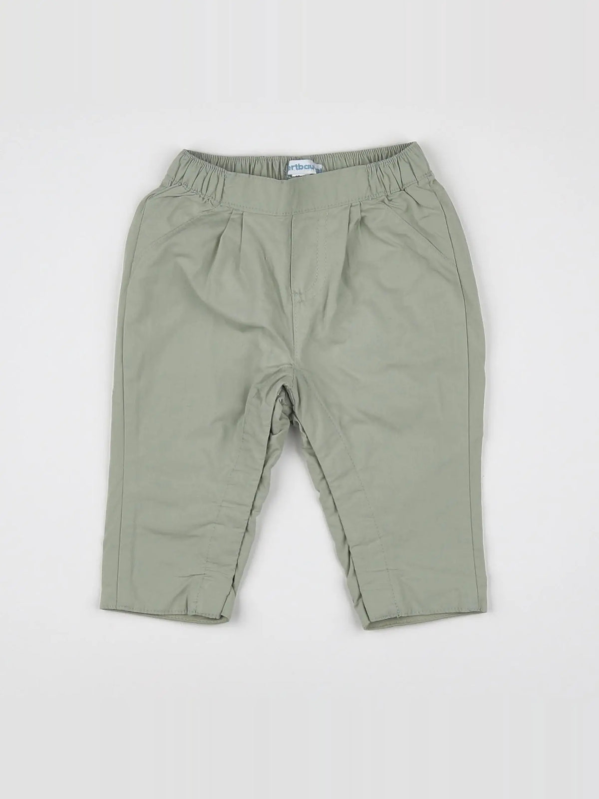 Vertbaudet - pantalon vert - 3 mois