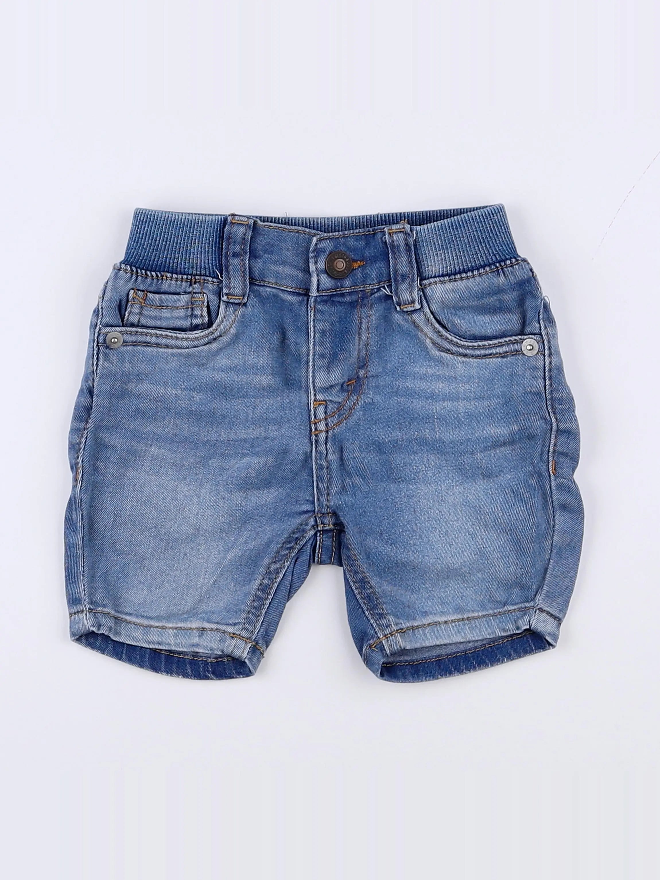 Levi's - short bleu - 12 mois