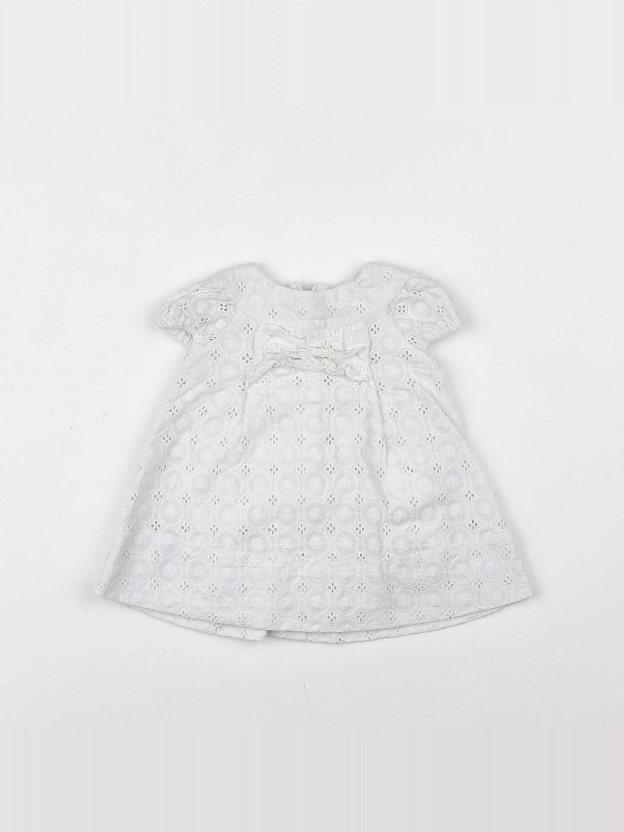 Zara - robe blanc - 3/6 mois