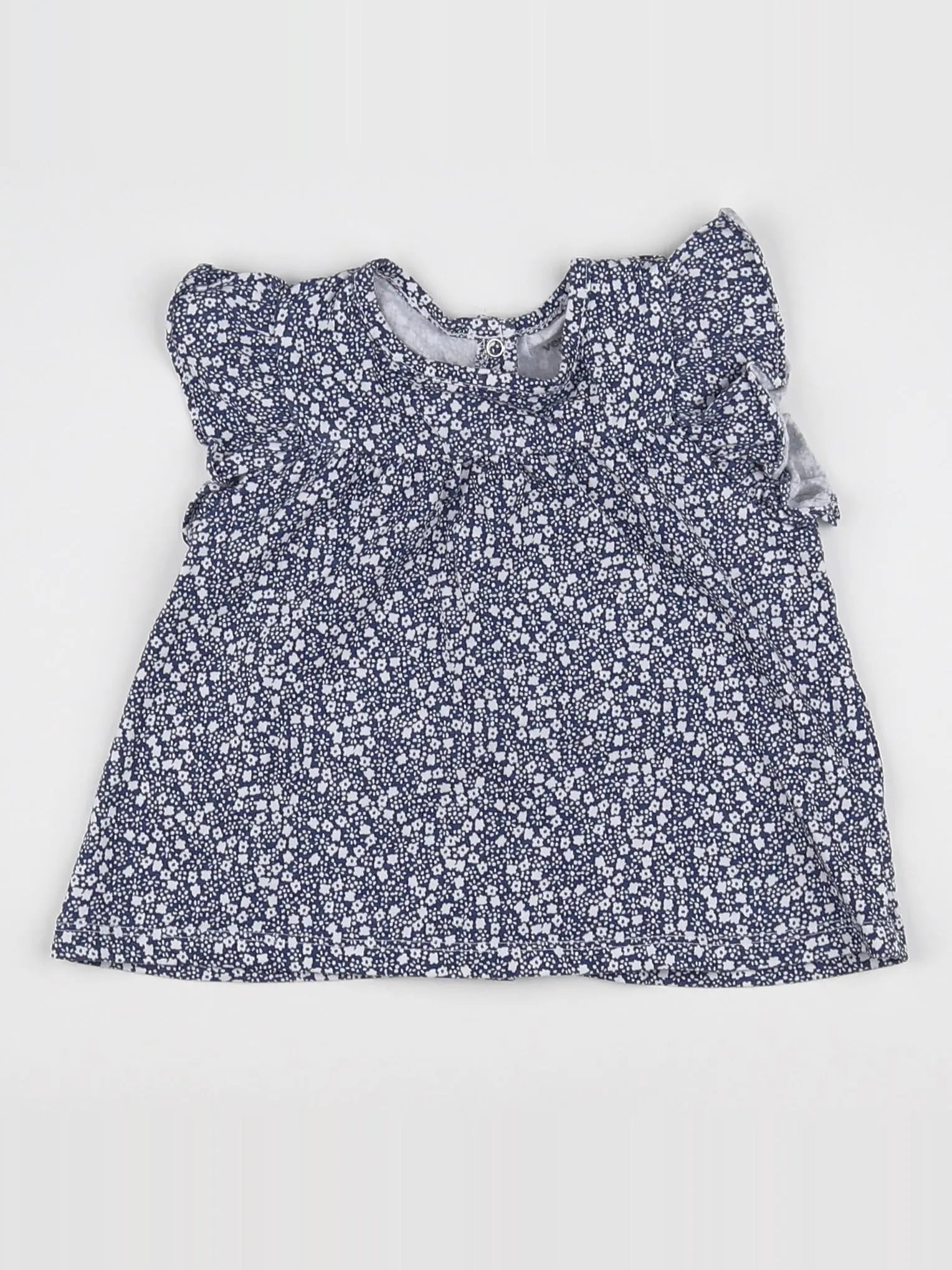 Vertbaudet - tee-shirt bleu - 18 mois