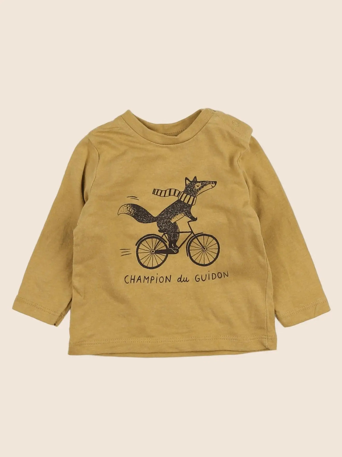 Vertbaudet - tee-shirt jaune - 3 mois