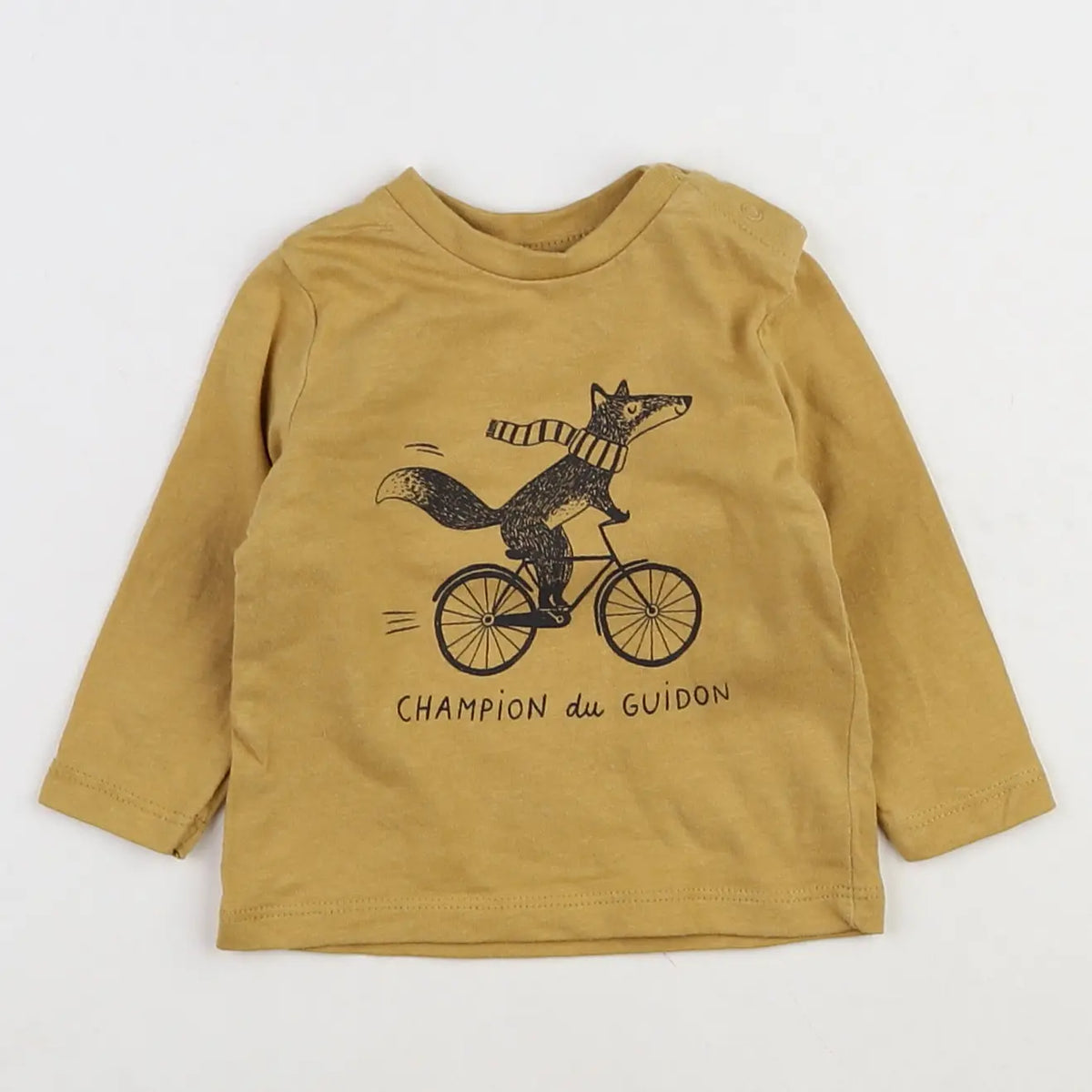 Vertbaudet - tee-shirt jaune - 3 mois