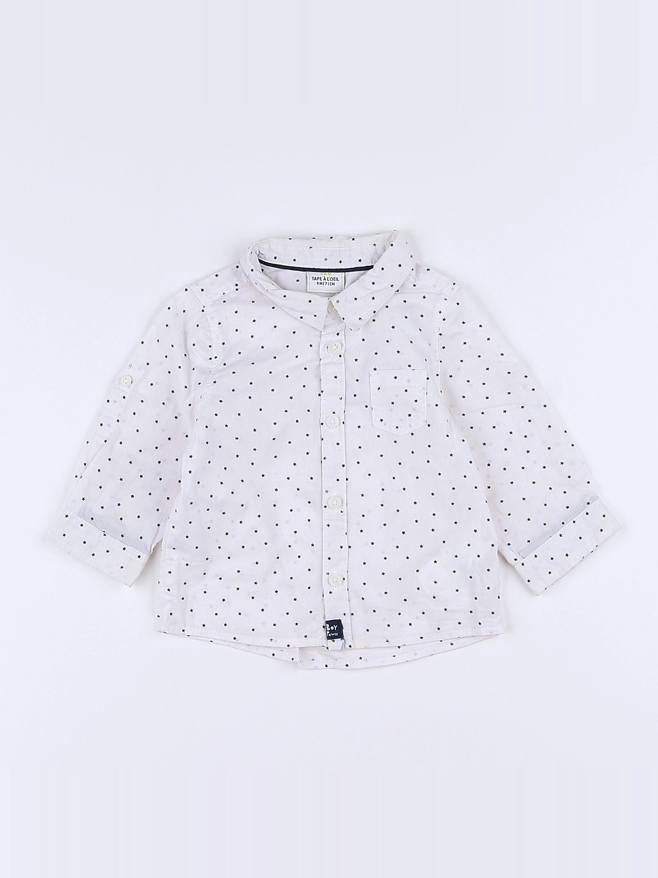 Tape à l'oeil - chemise blanc - 9 mois