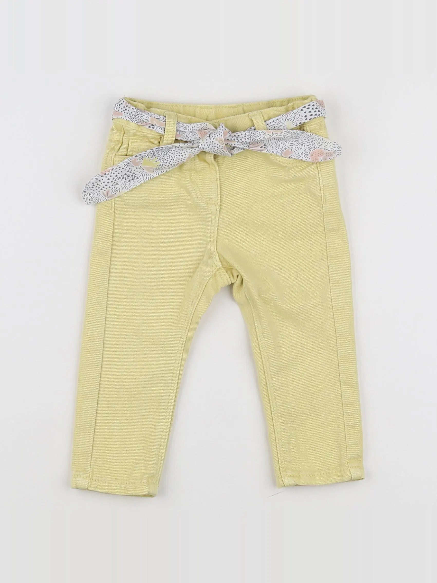 Tape à l'oeil - pantalon jaune - 6 mois