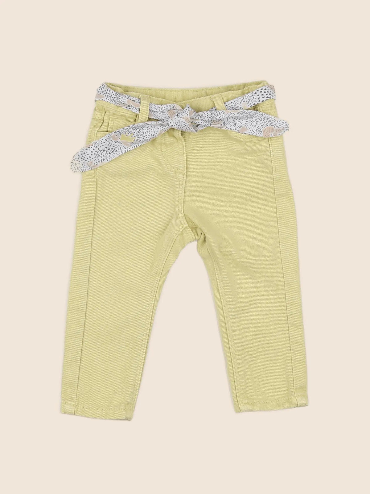 Tape à l'oeil - pantalon jaune - 6 mois