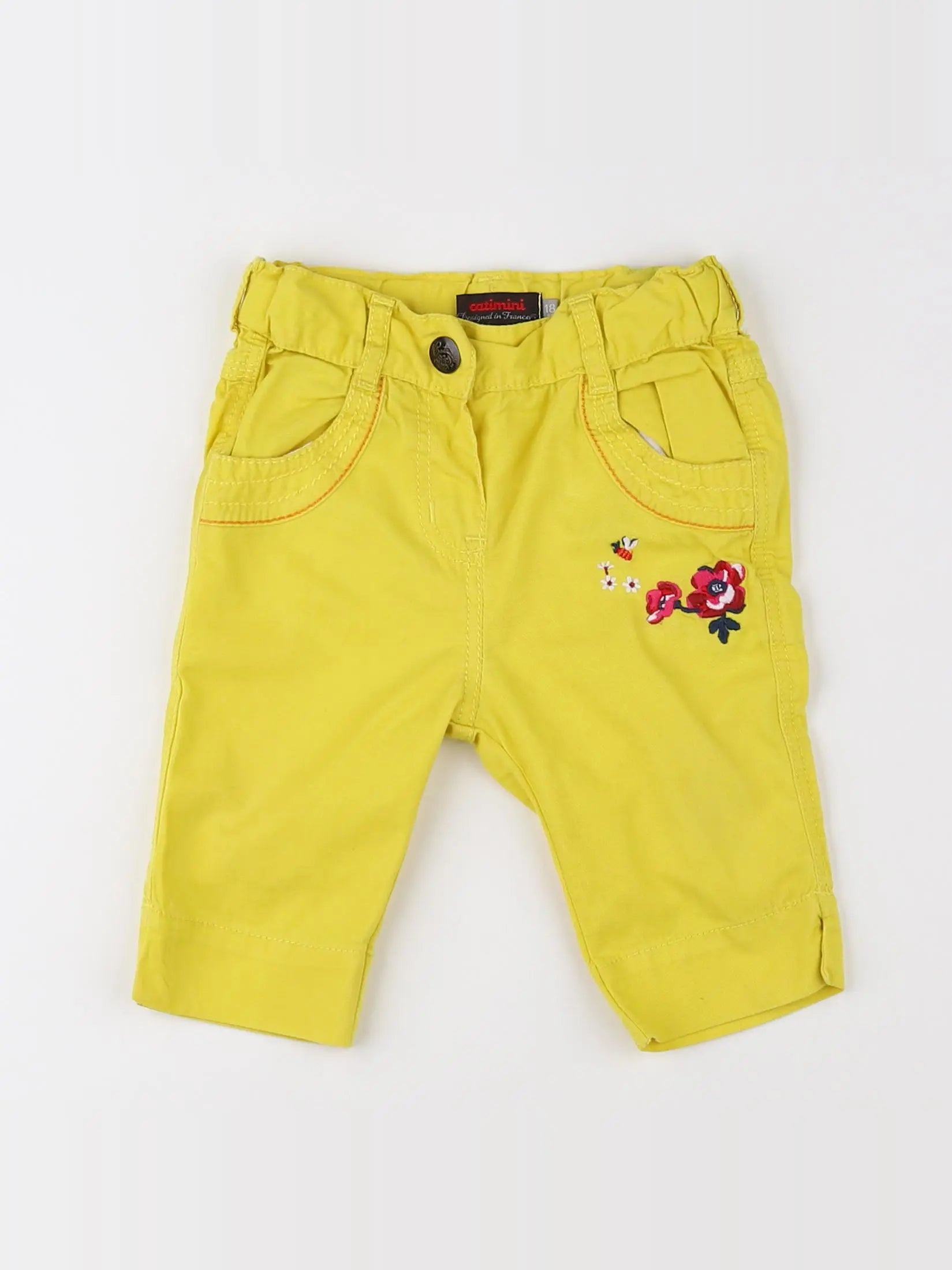 Catimini - pantalon jaune - 18 mois