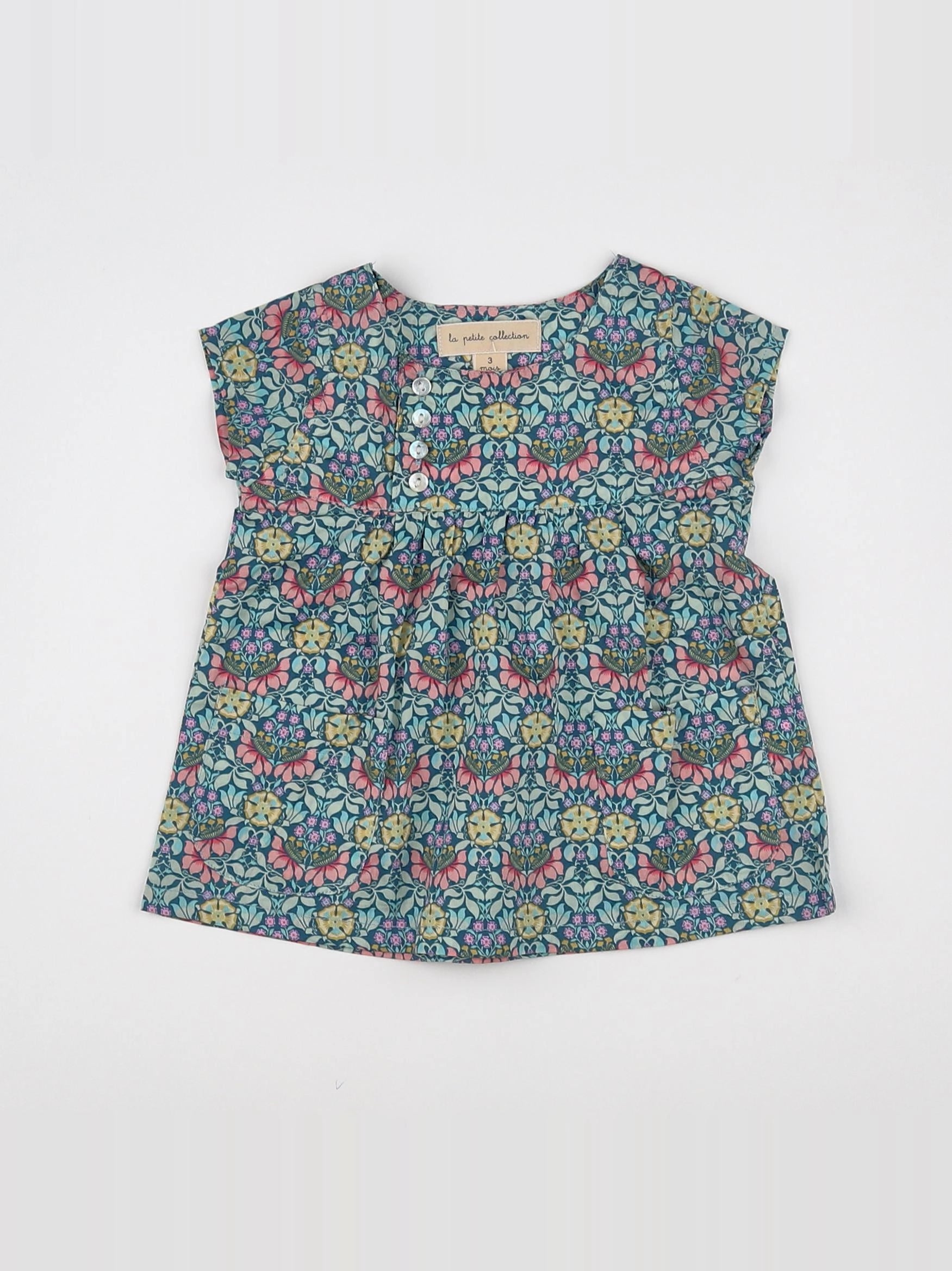 La Petite Collection - blouse multicolore - 3 mois
