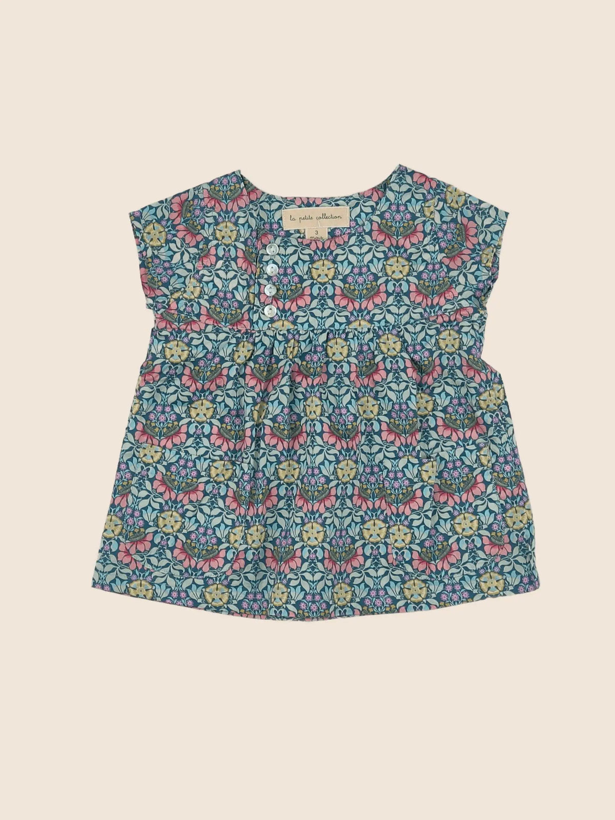 La Petite Collection - blouse multicolore - 3 mois