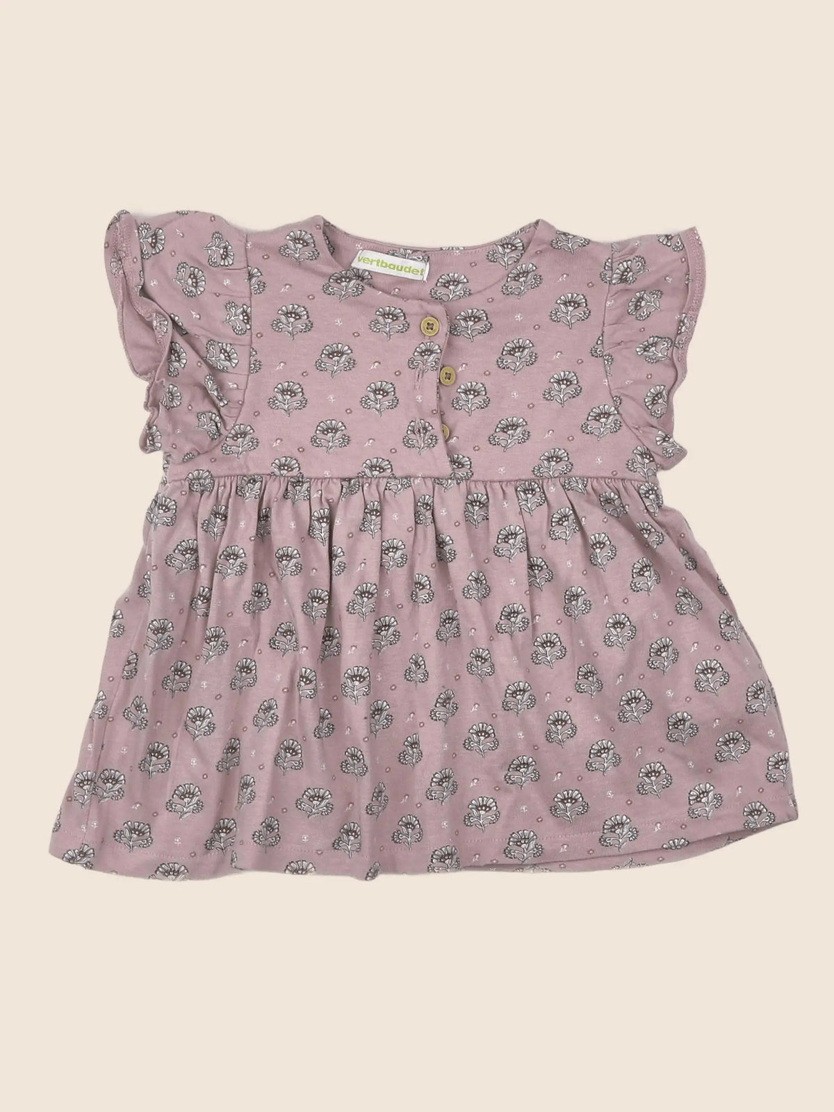 Vertbaudet - robe rose - 3/6 mois