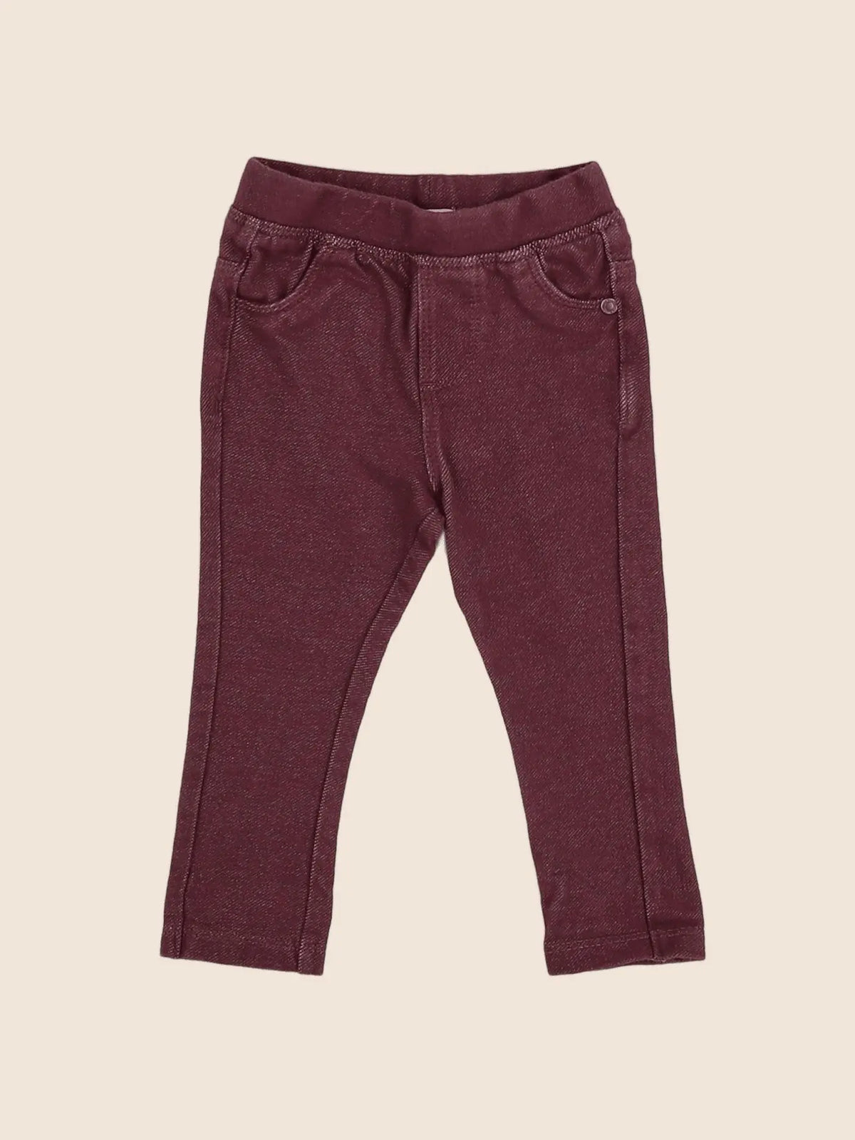Vertbaudet - jegging rouge - 6 mois