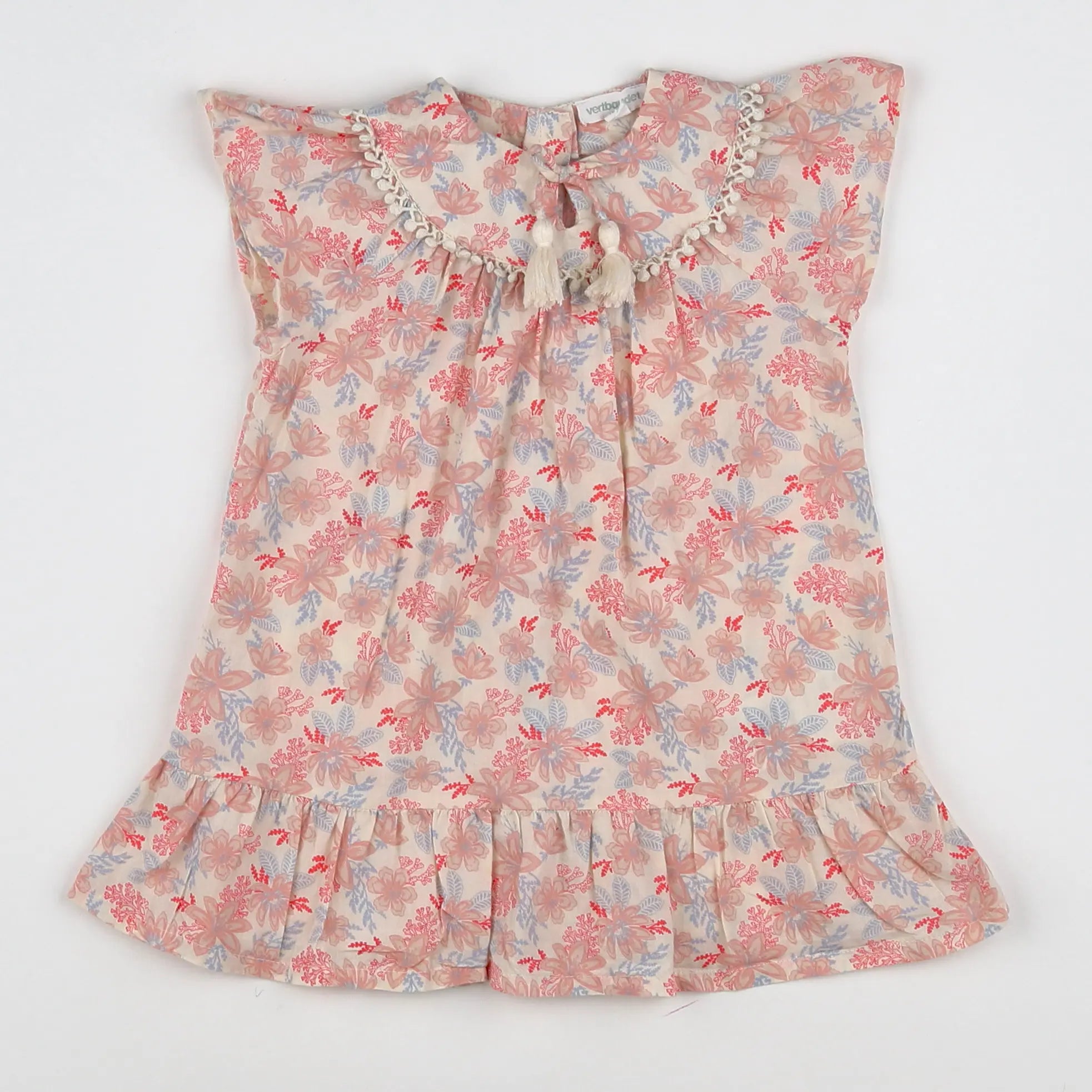 Vertbaudet - robe rose - 12 mois