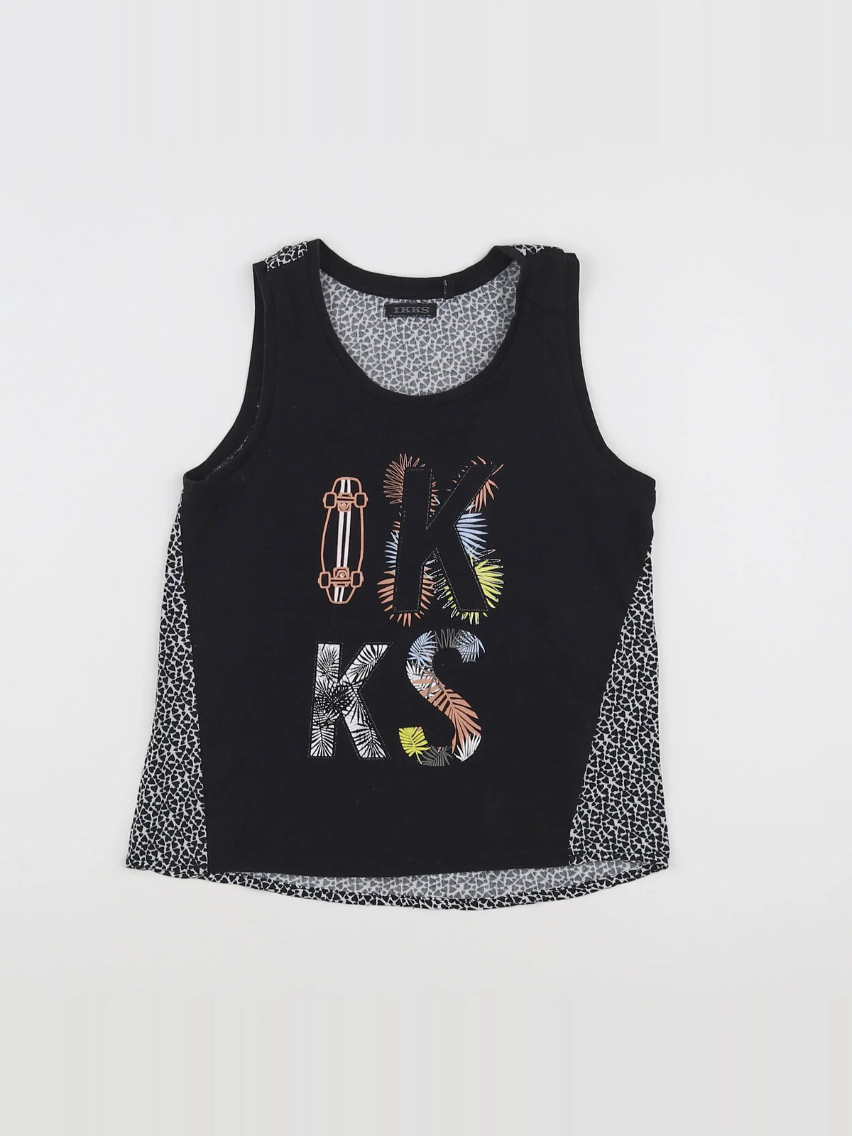 IKKS - débardeur noir - 8 ans