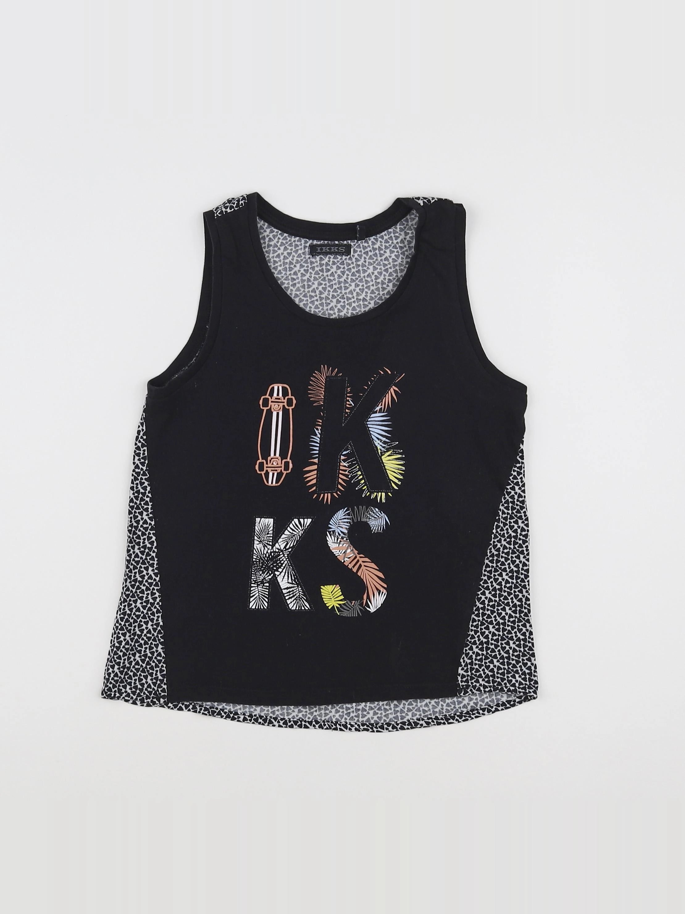 IKKS - débardeur noir - 8 ans