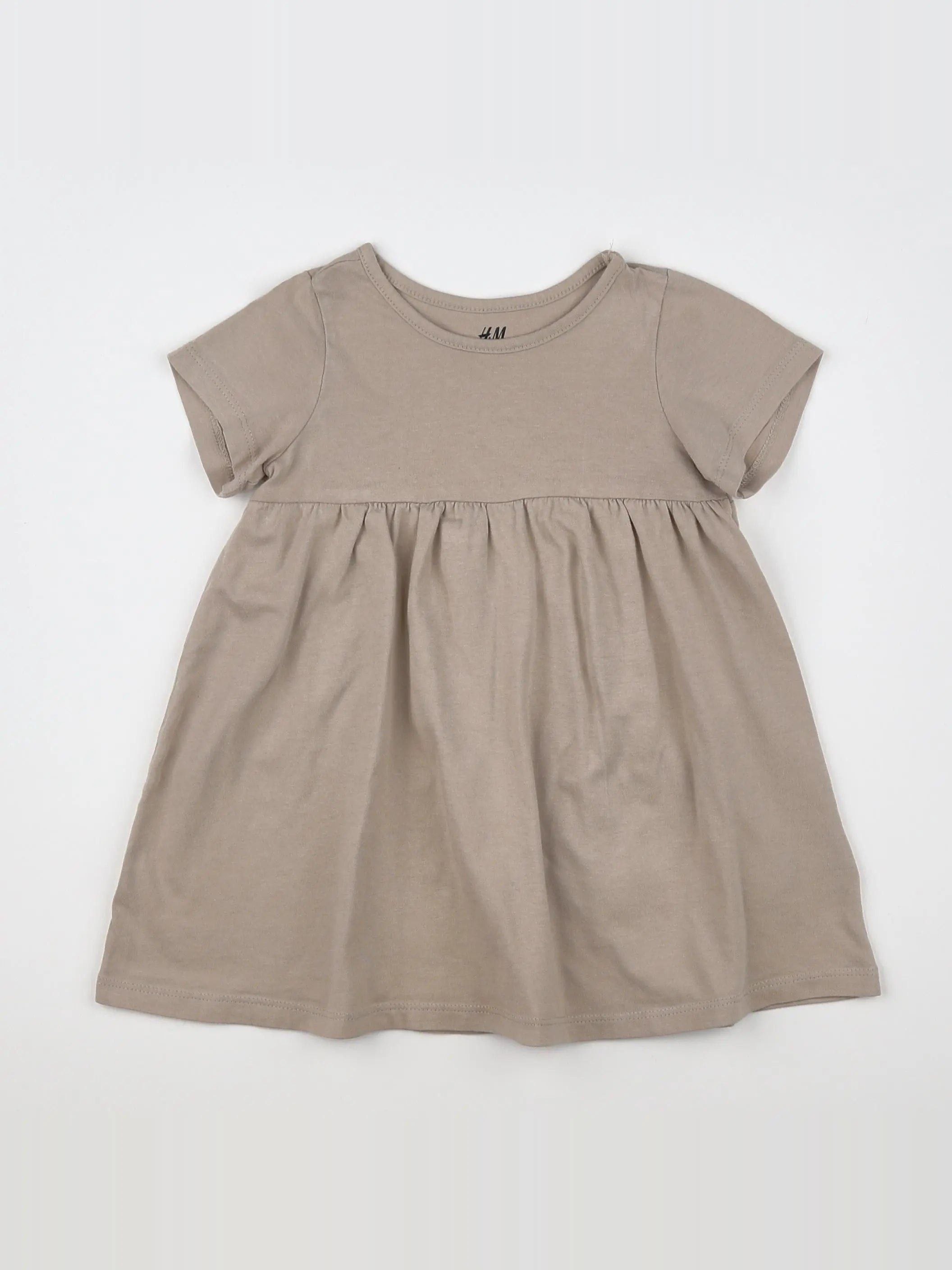 H&M - robe marron - 12/18 mois