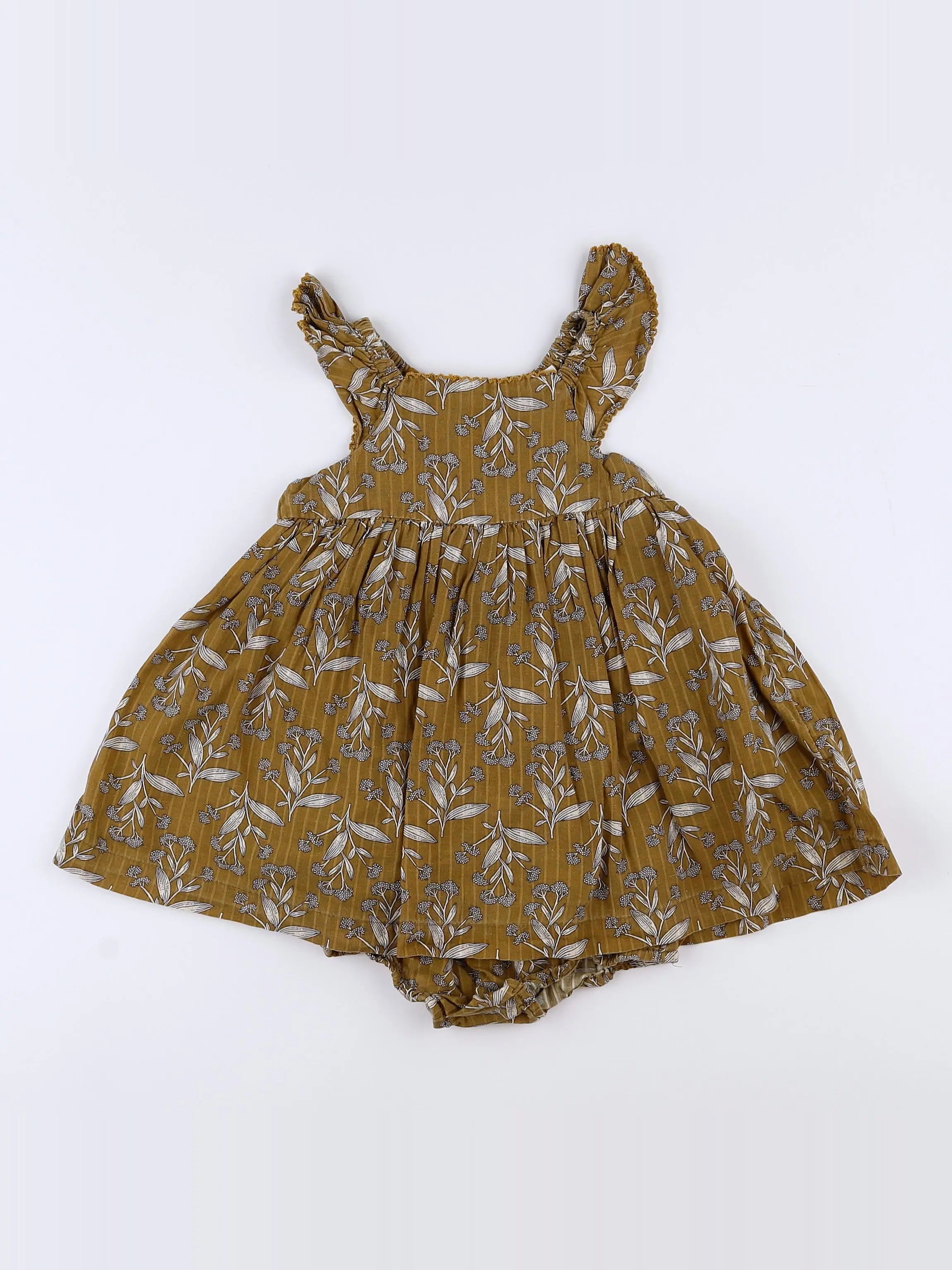 Boutchou - robe vert - 12 mois