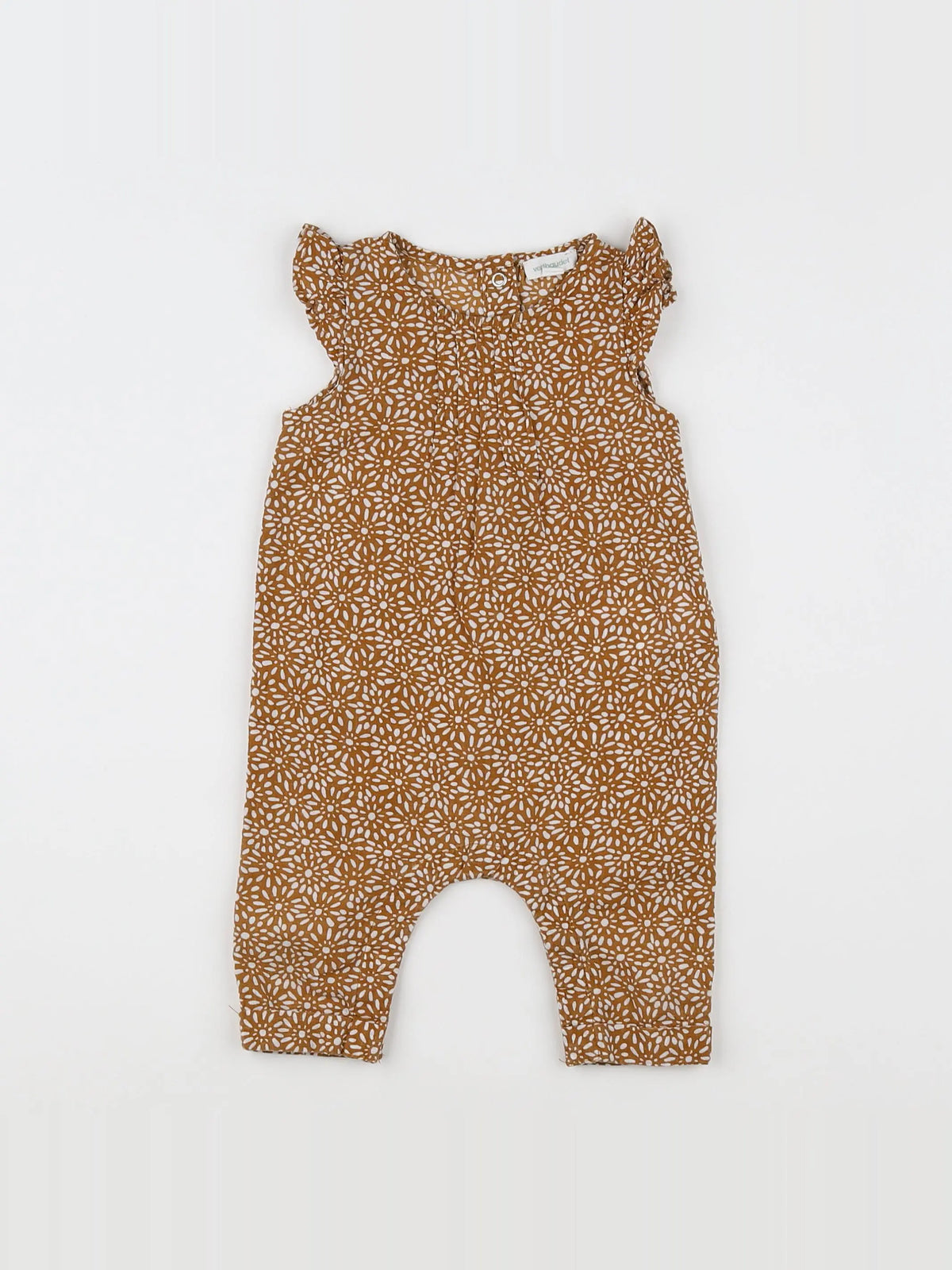 Vertbaudet - combinaison marron - 3 mois