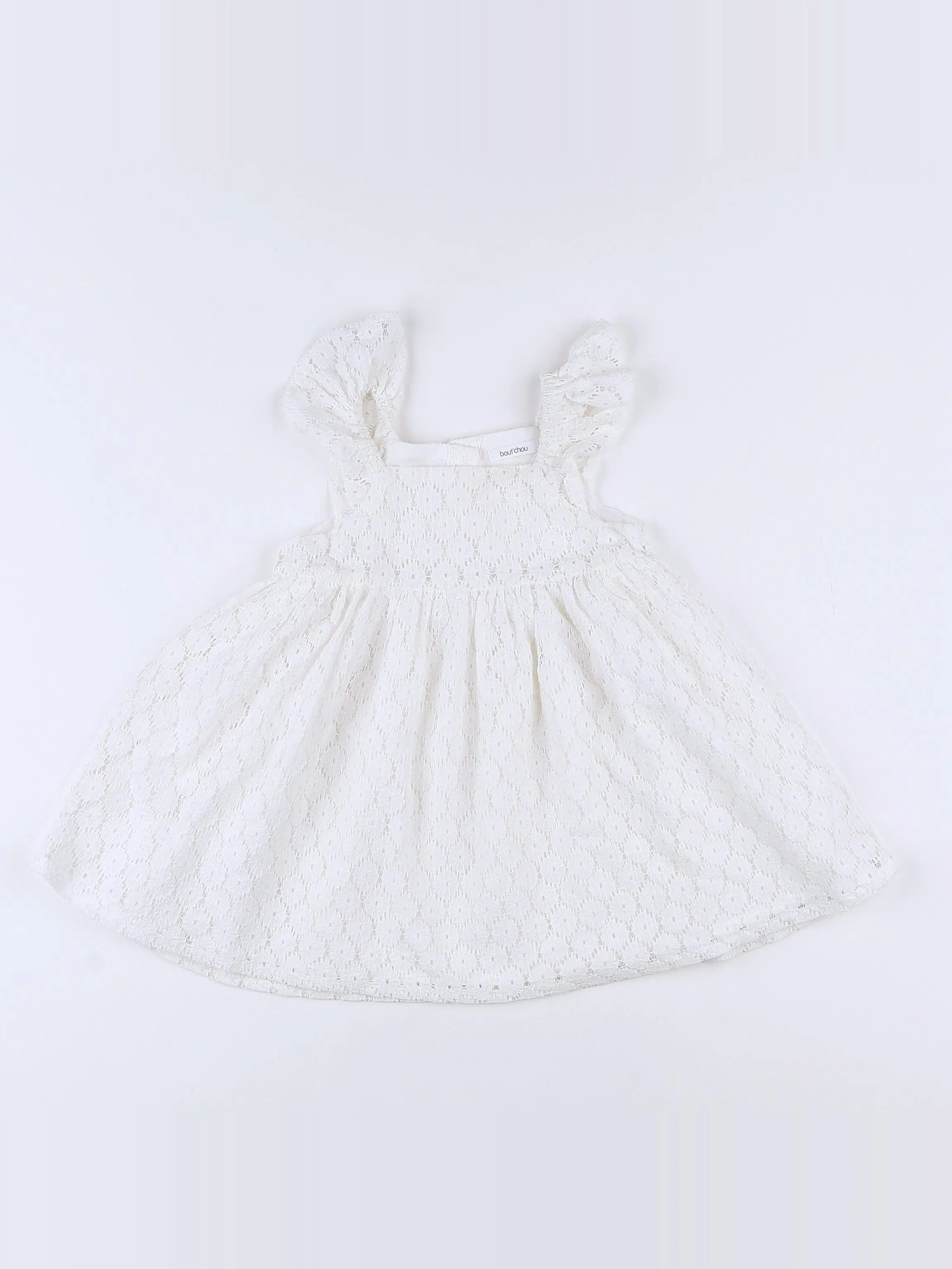 Boutchou - robe blanc - 9 mois