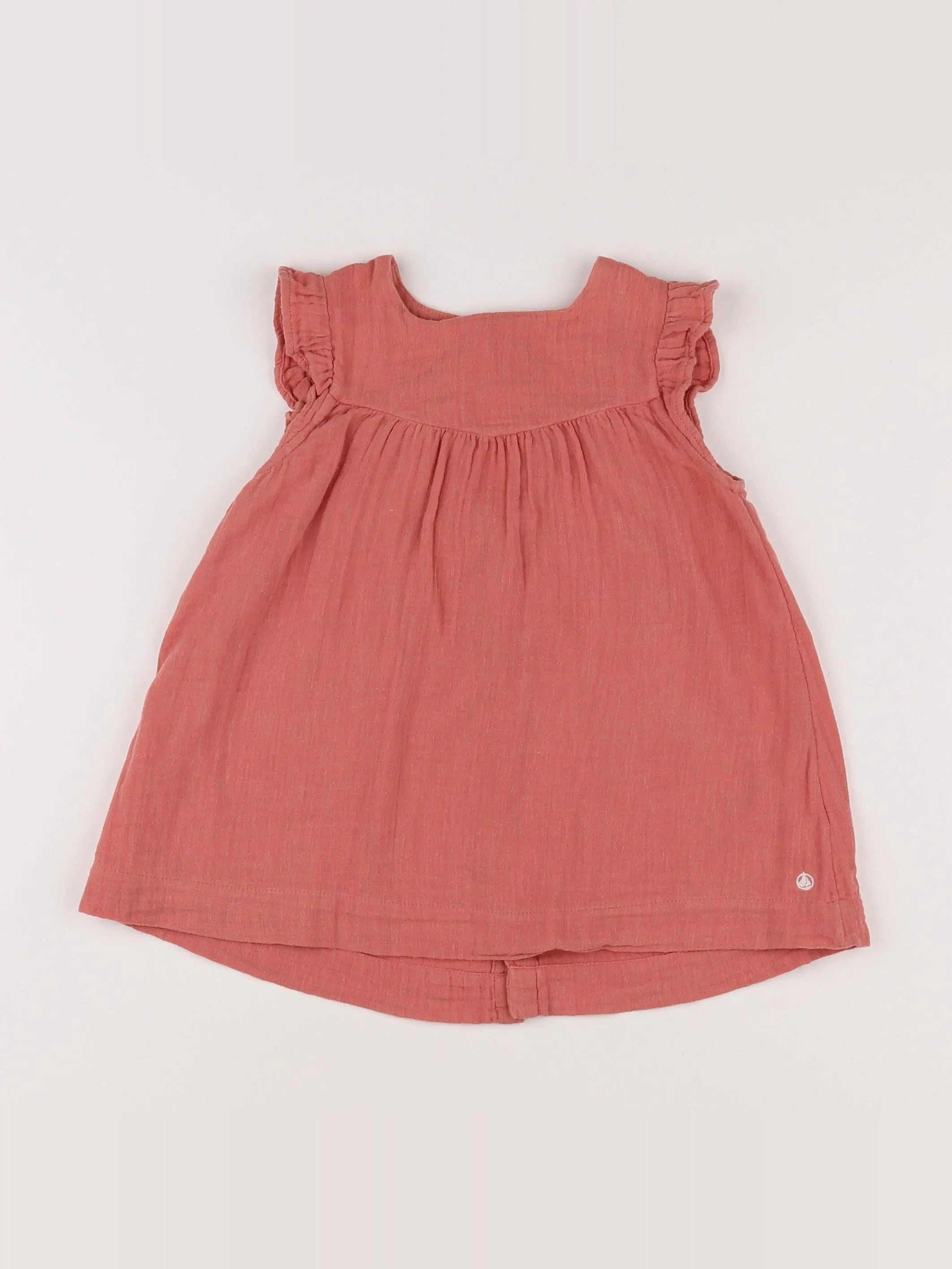 Petit Bateau - robe rose - 12 mois