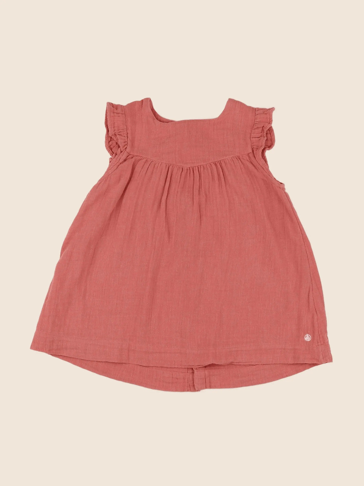 Petit Bateau - robe rose - 12 mois