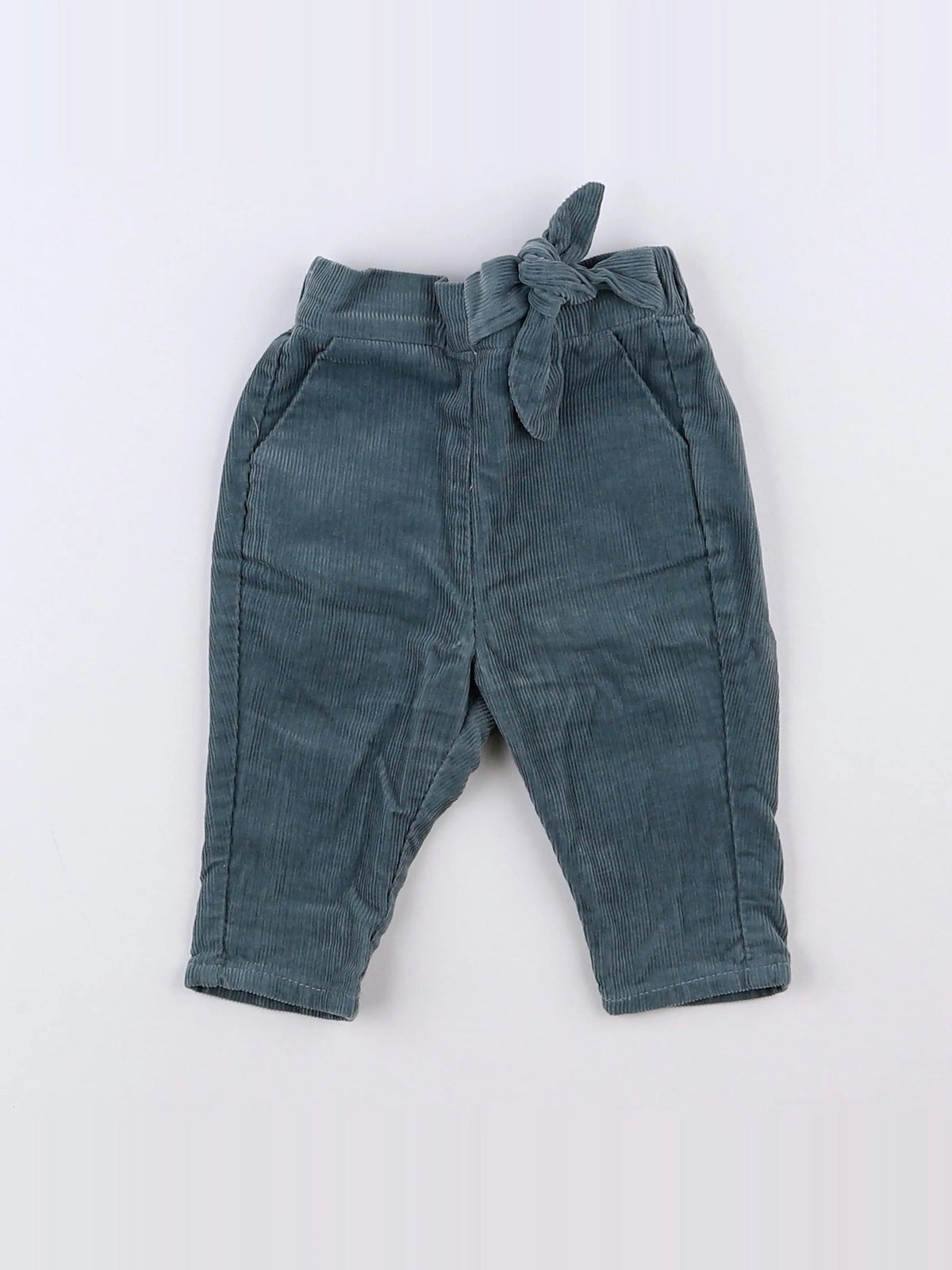 Vertbaudet - pantalon vert - 3 mois