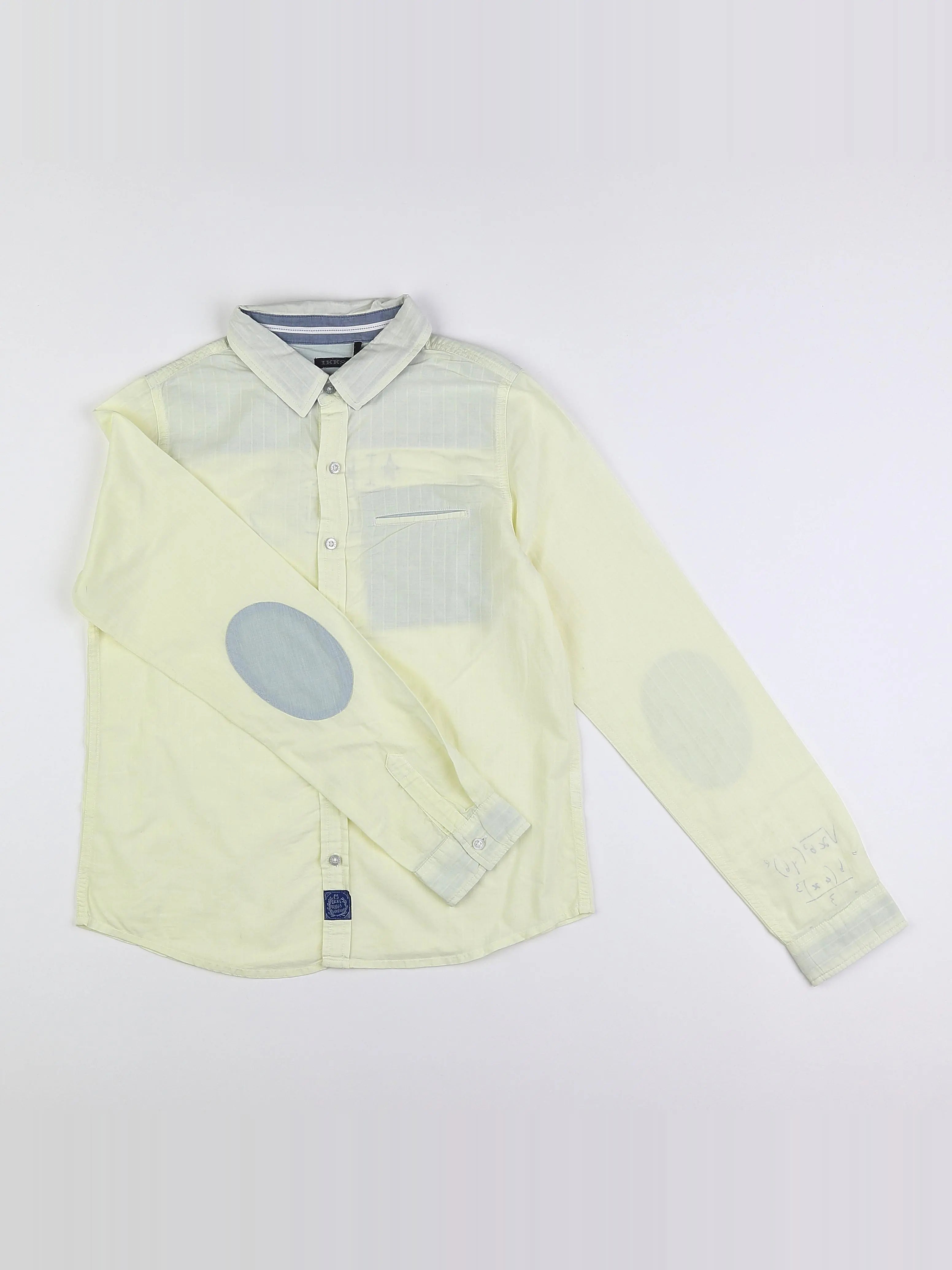 IKKS - chemise jaune - 12 ans