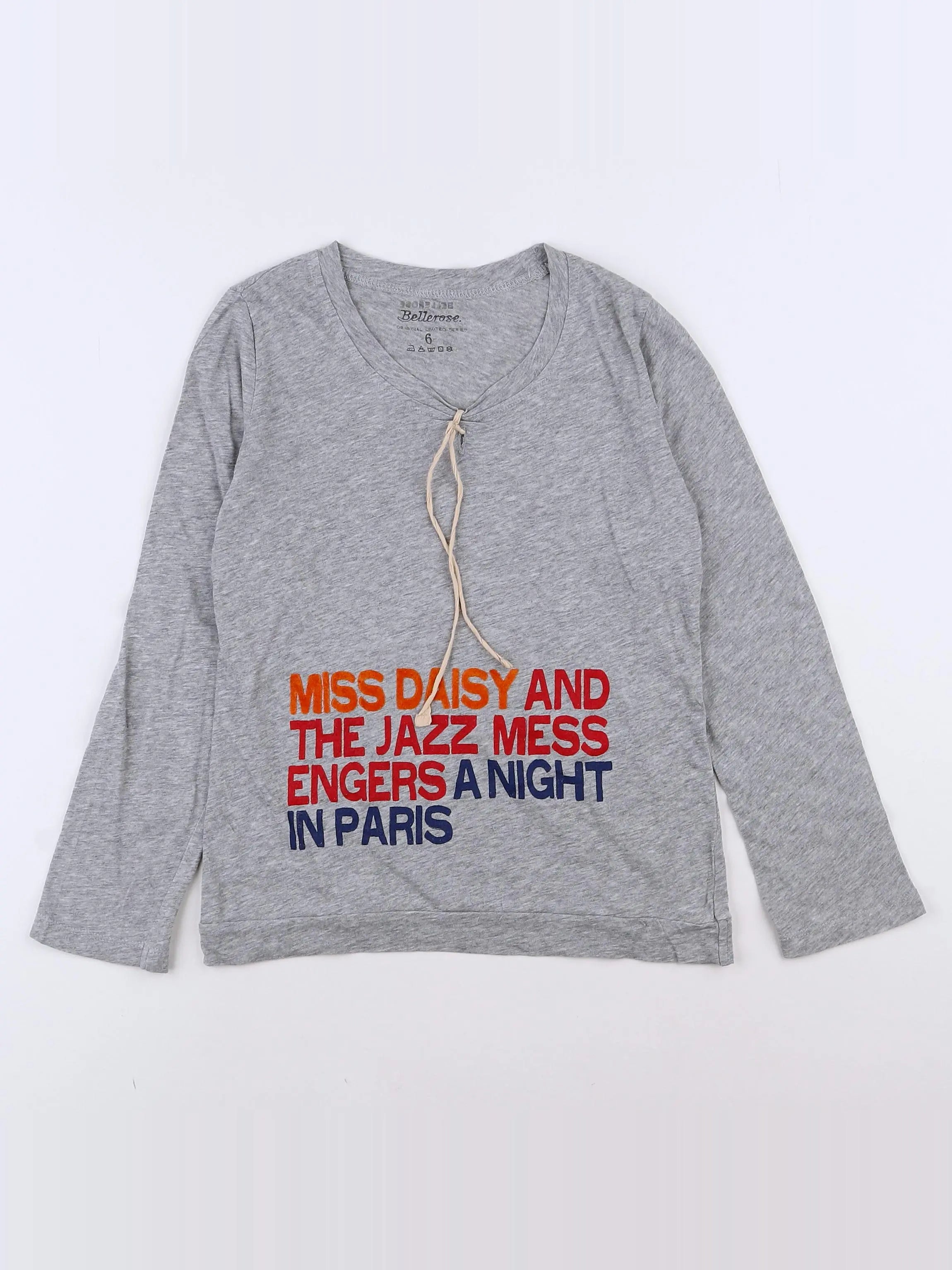 Bellerose - tee-shirt gris - 6 ans