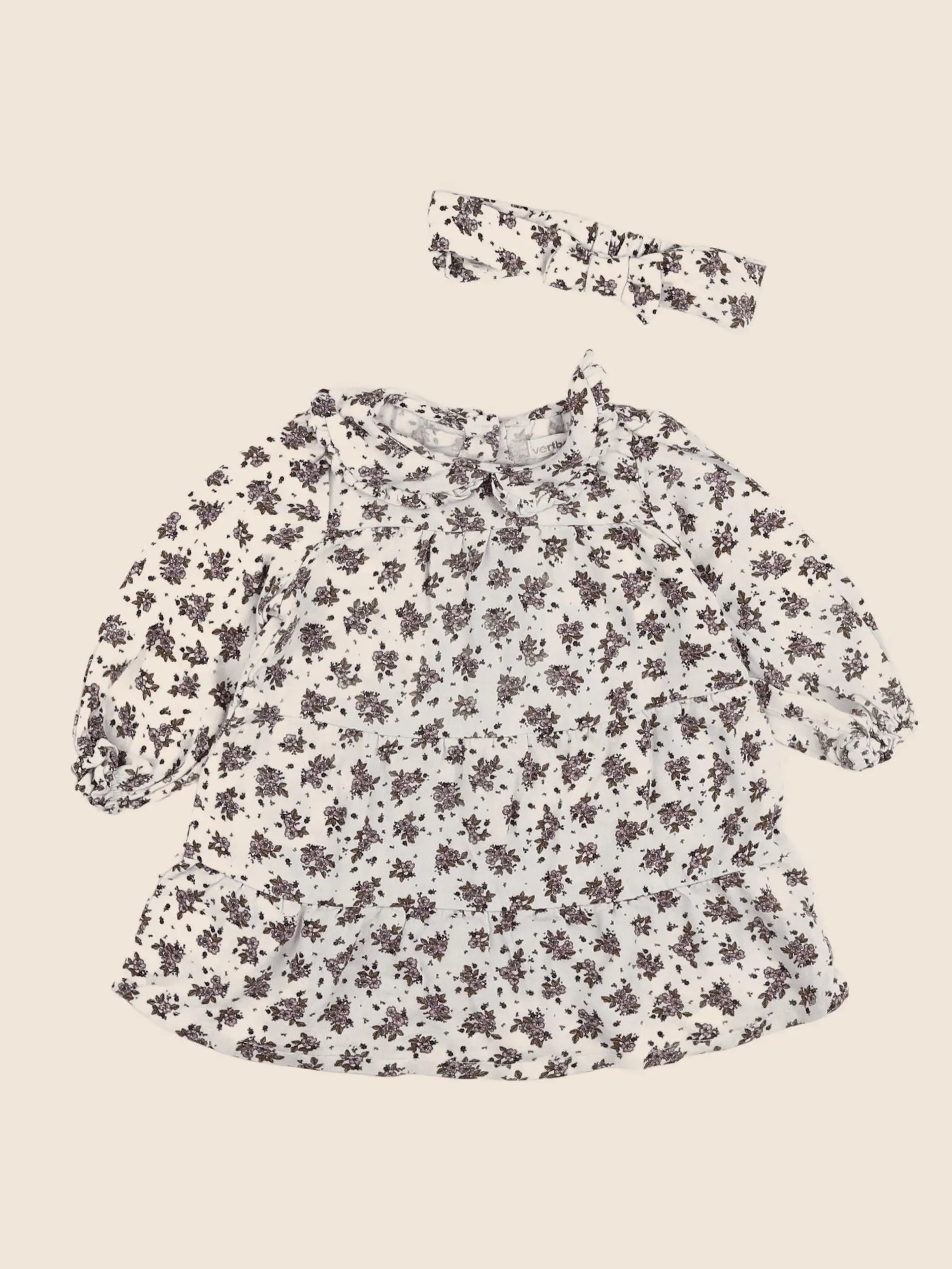 Vertbaudet - robe multicolore - 6 mois