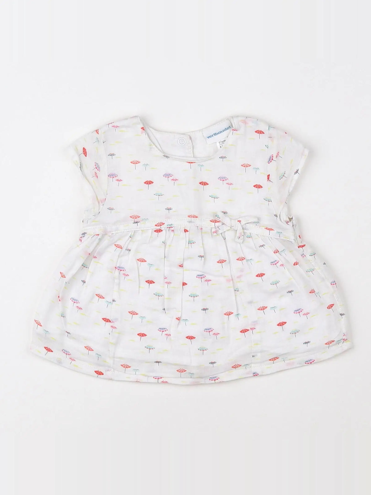 Vertbaudet - blouse multicolore - 6 mois