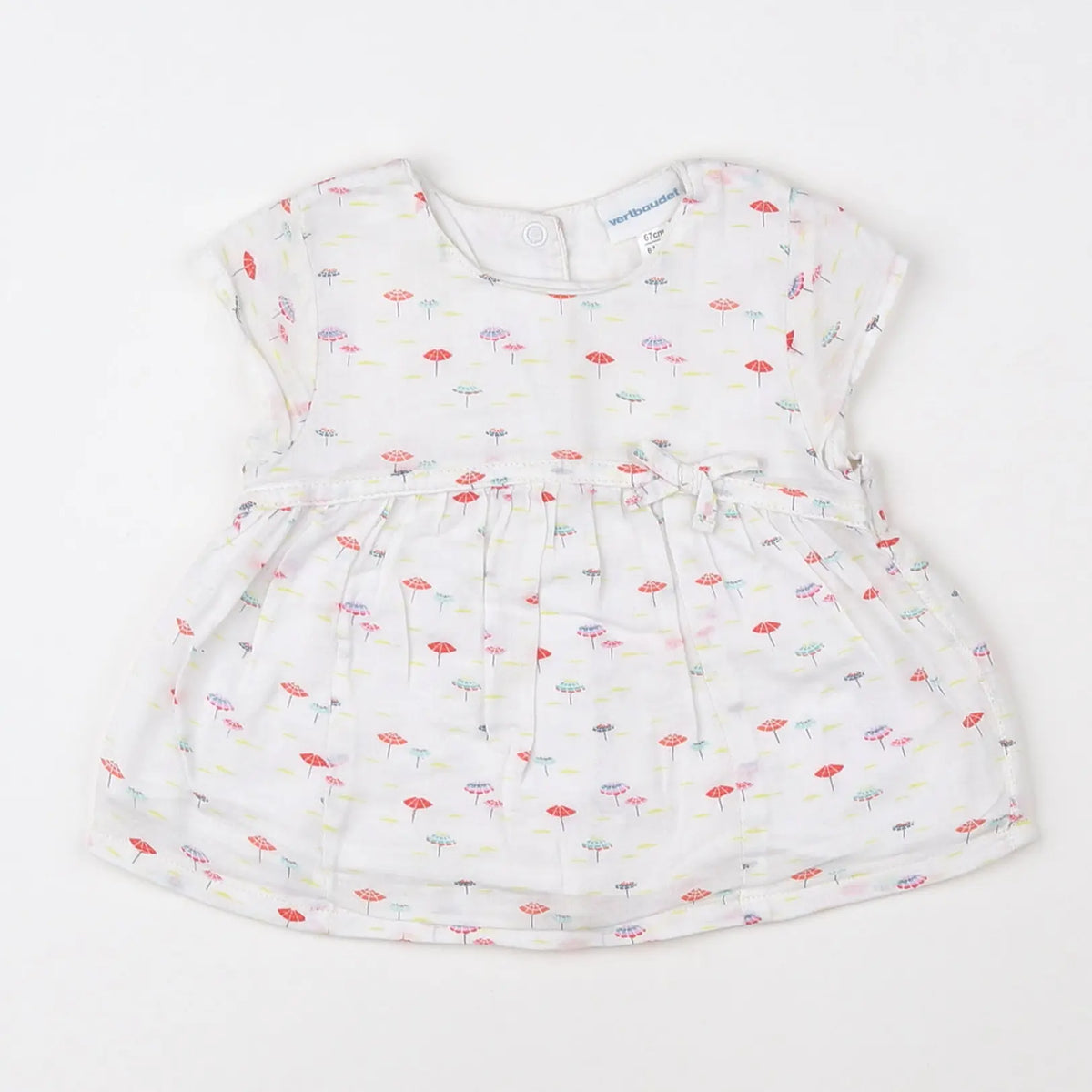 Vertbaudet - blouse multicolore - 6 mois