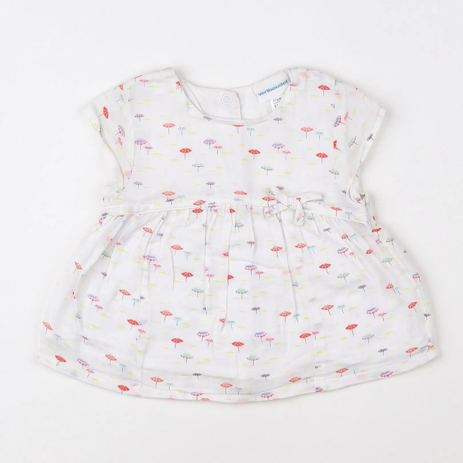 Vertbaudet - blouse multicolore - 6 mois