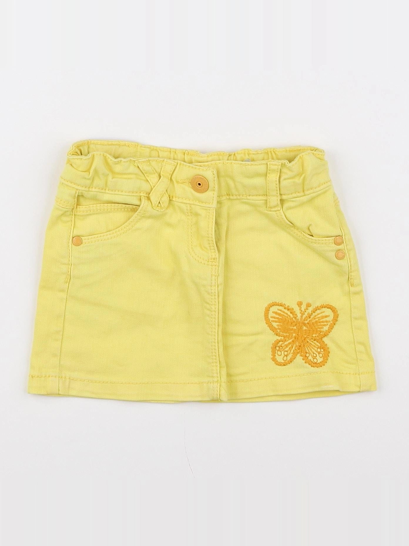 Vertbaudet - jupe jaune - 2 ans