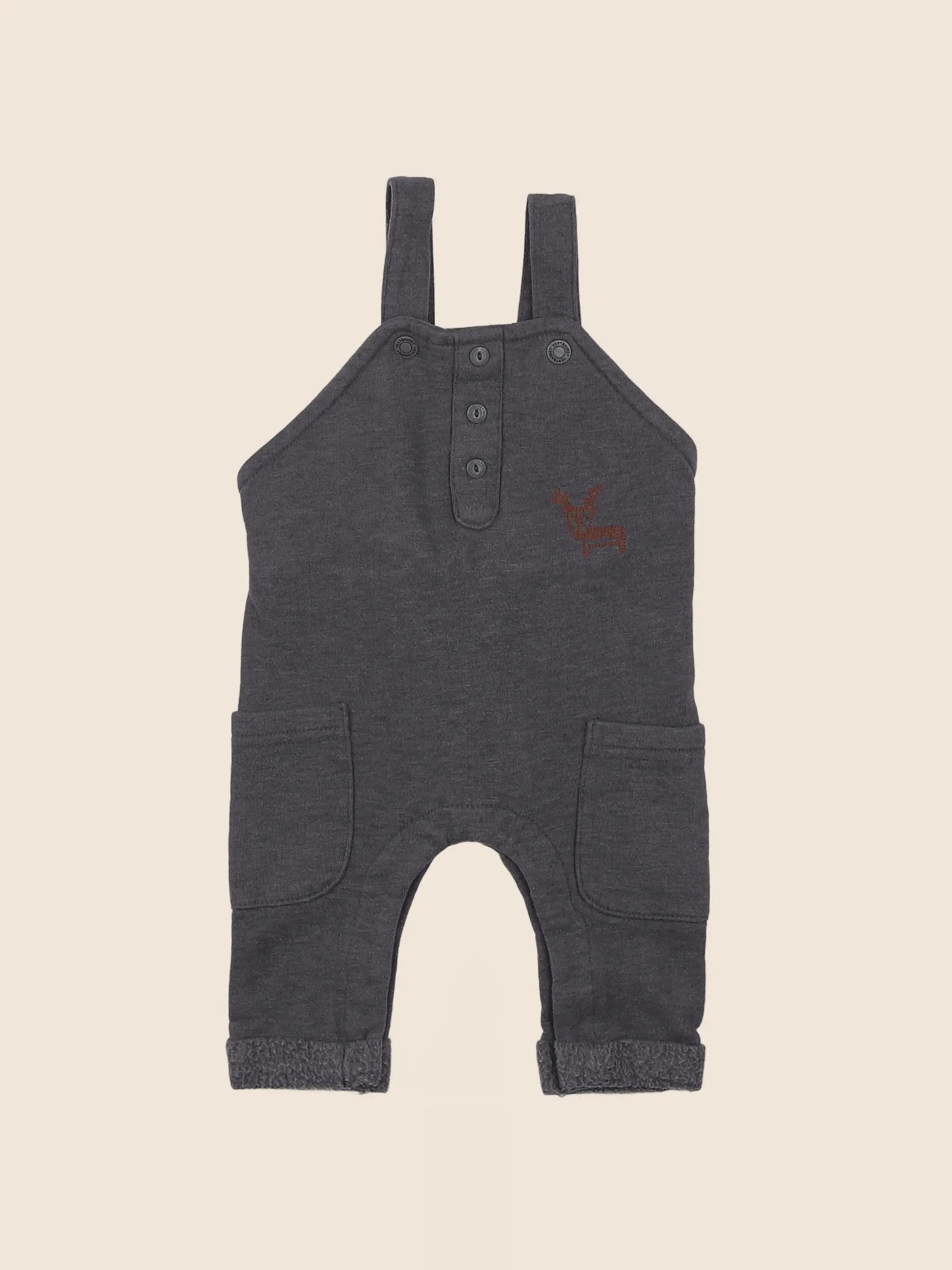 Vertbaudet - salopette gris - 3 mois
