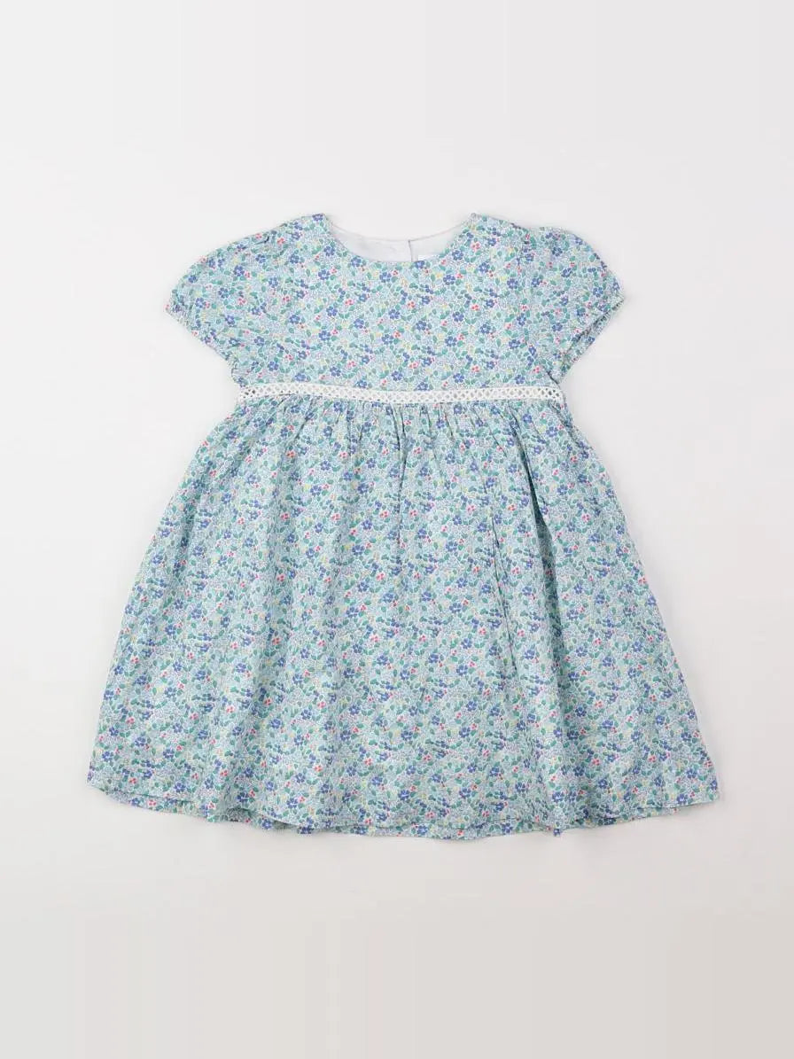 John Lewis - robe bleu - 9/12 mois