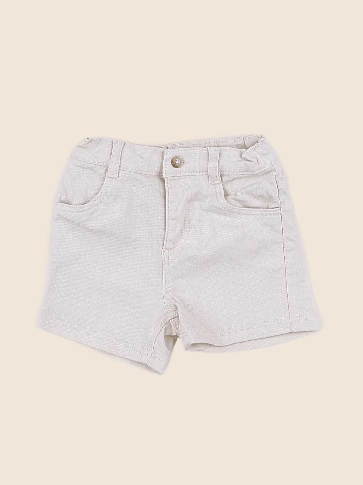 Petit Bateau - short beige - 12 mois