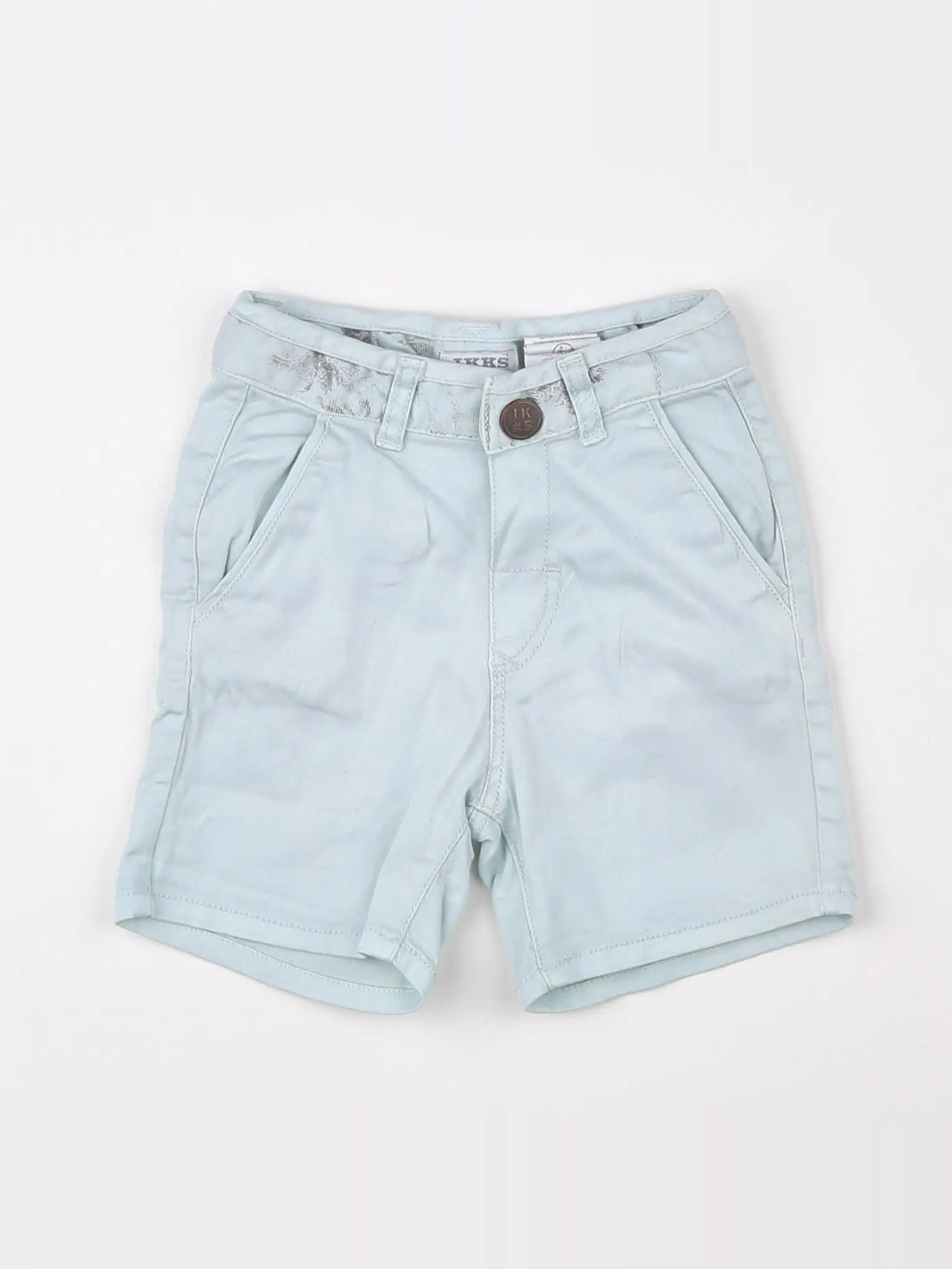 IKKS - short bleu - 12 mois